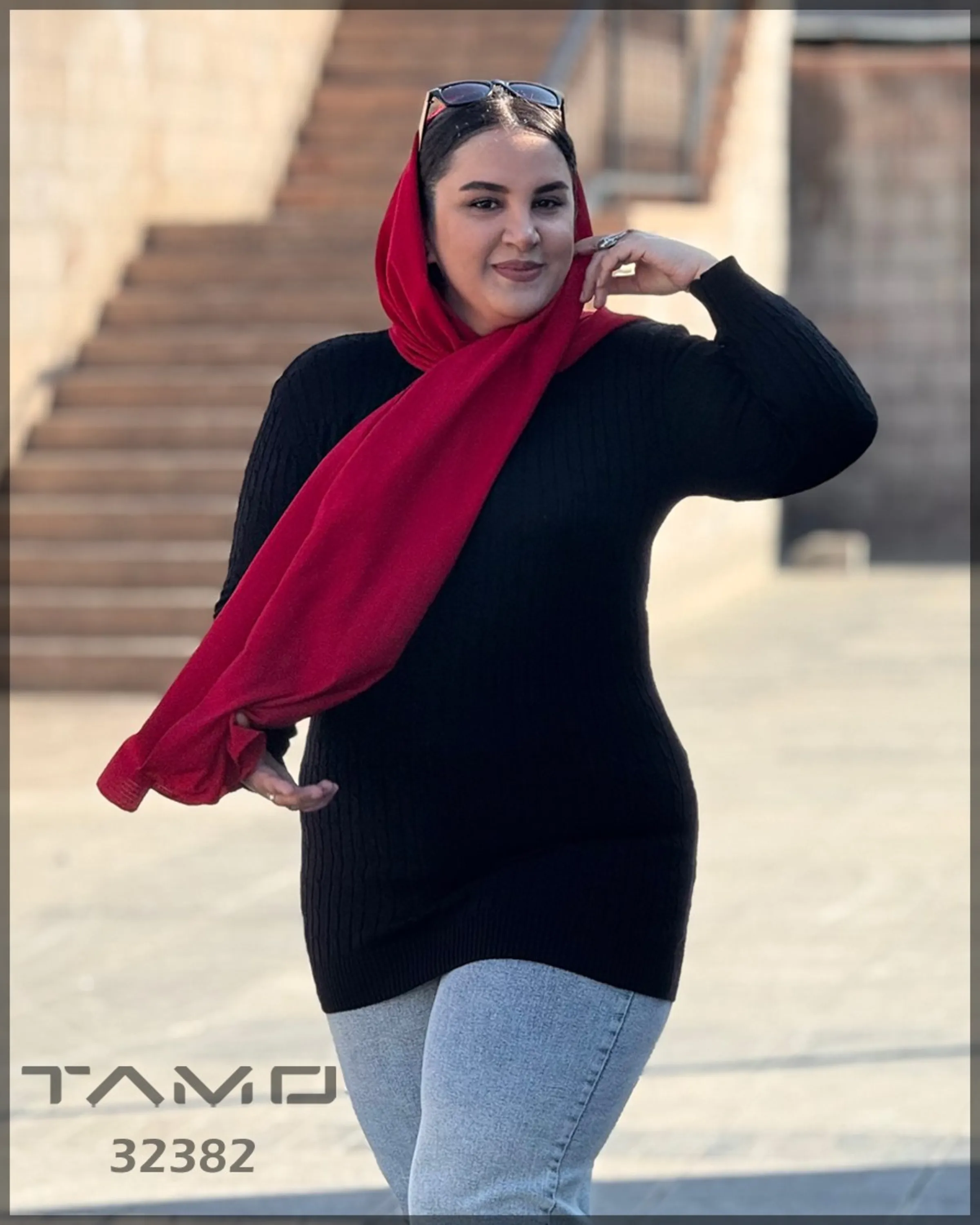 تونیک ریز بافت سایز بزرگ