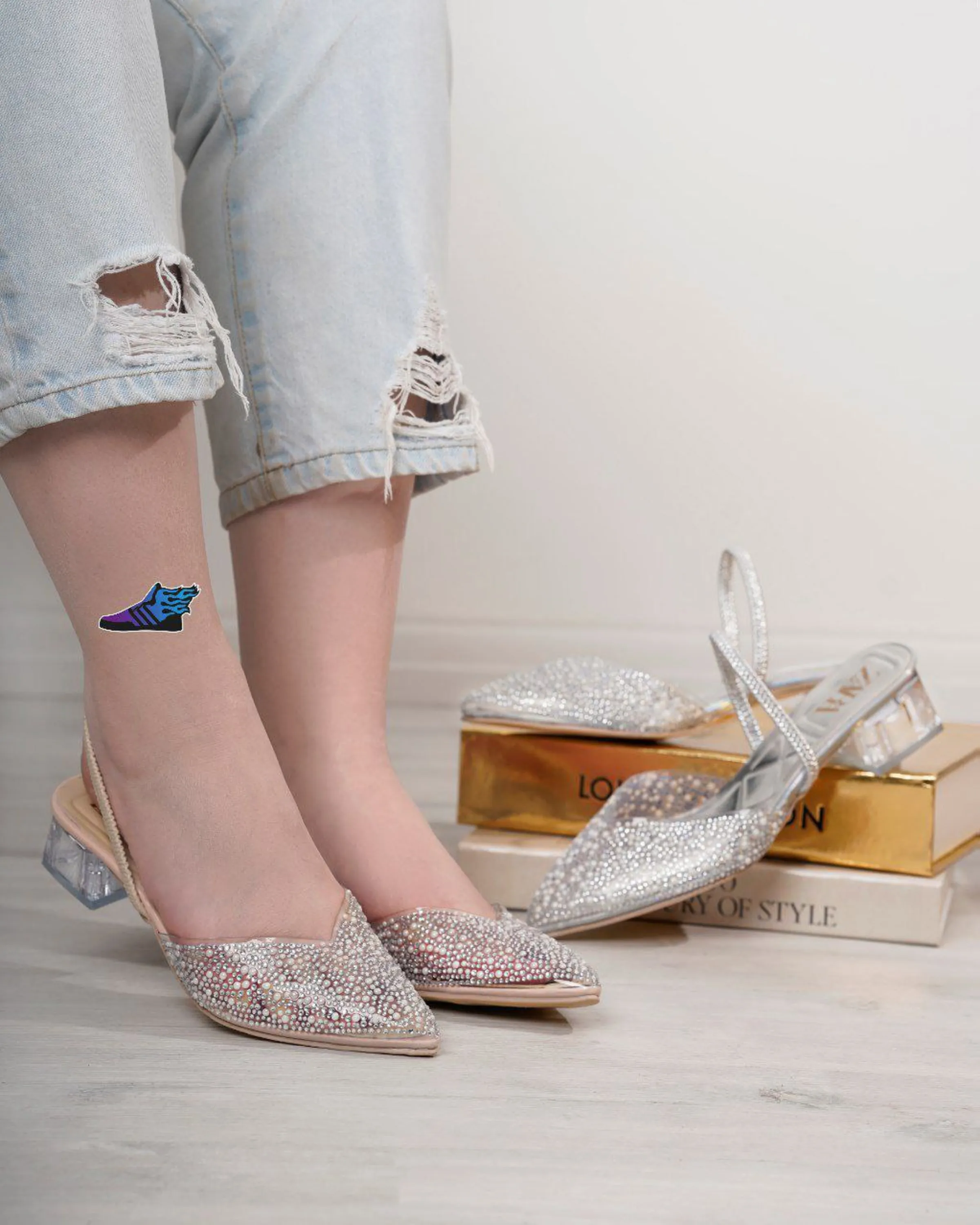 صندل مجلسی پاشنه 3 سانت