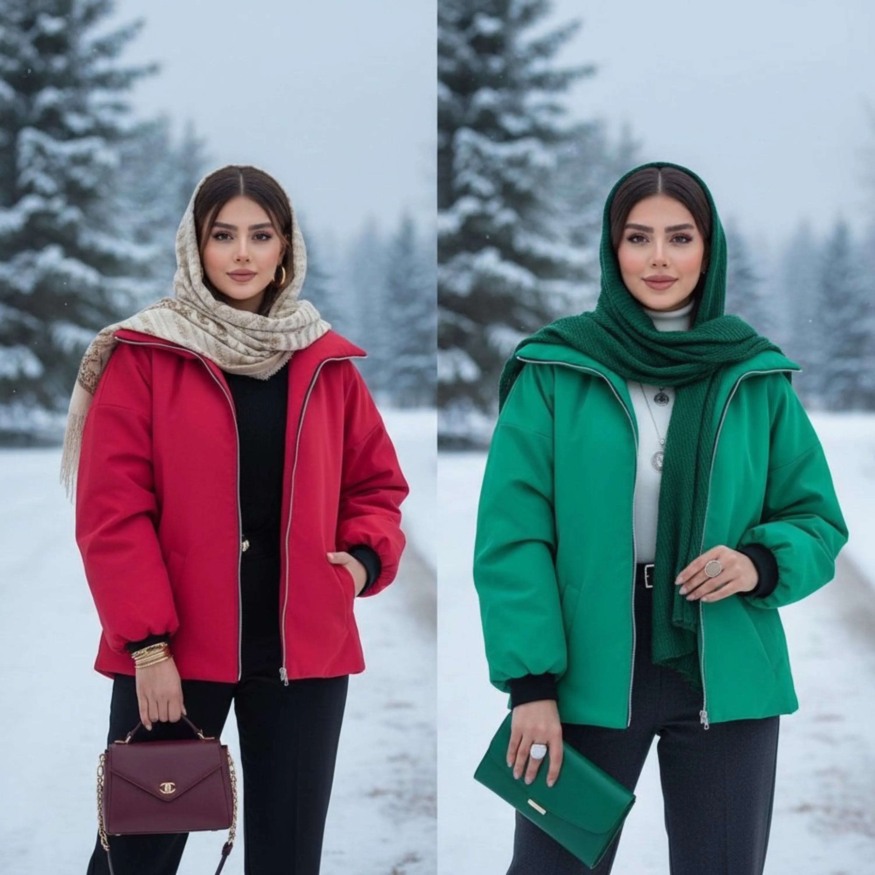 کاپشن فینگر دار