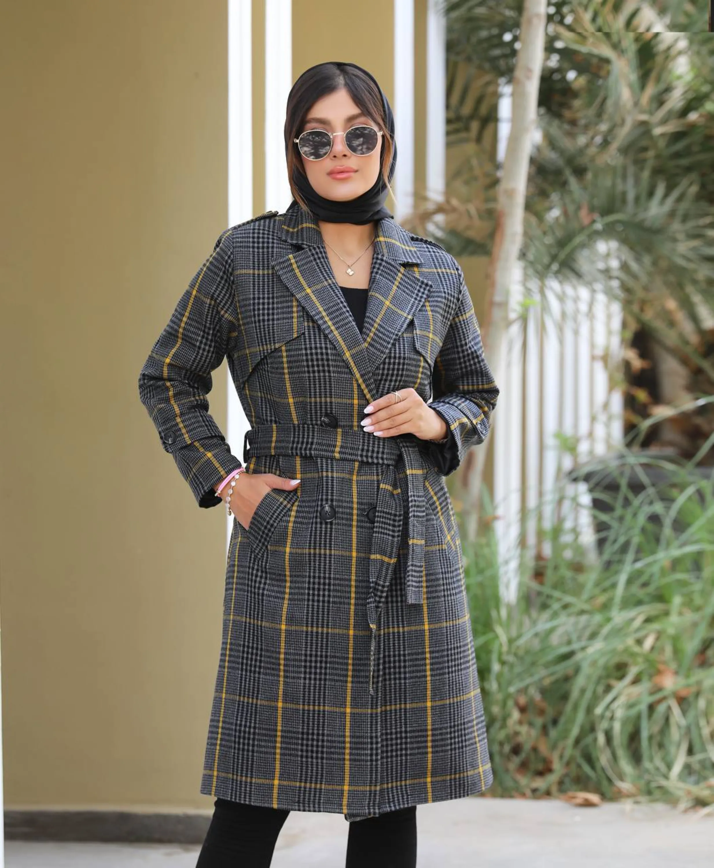 پالتو سپاهان چهارخونه