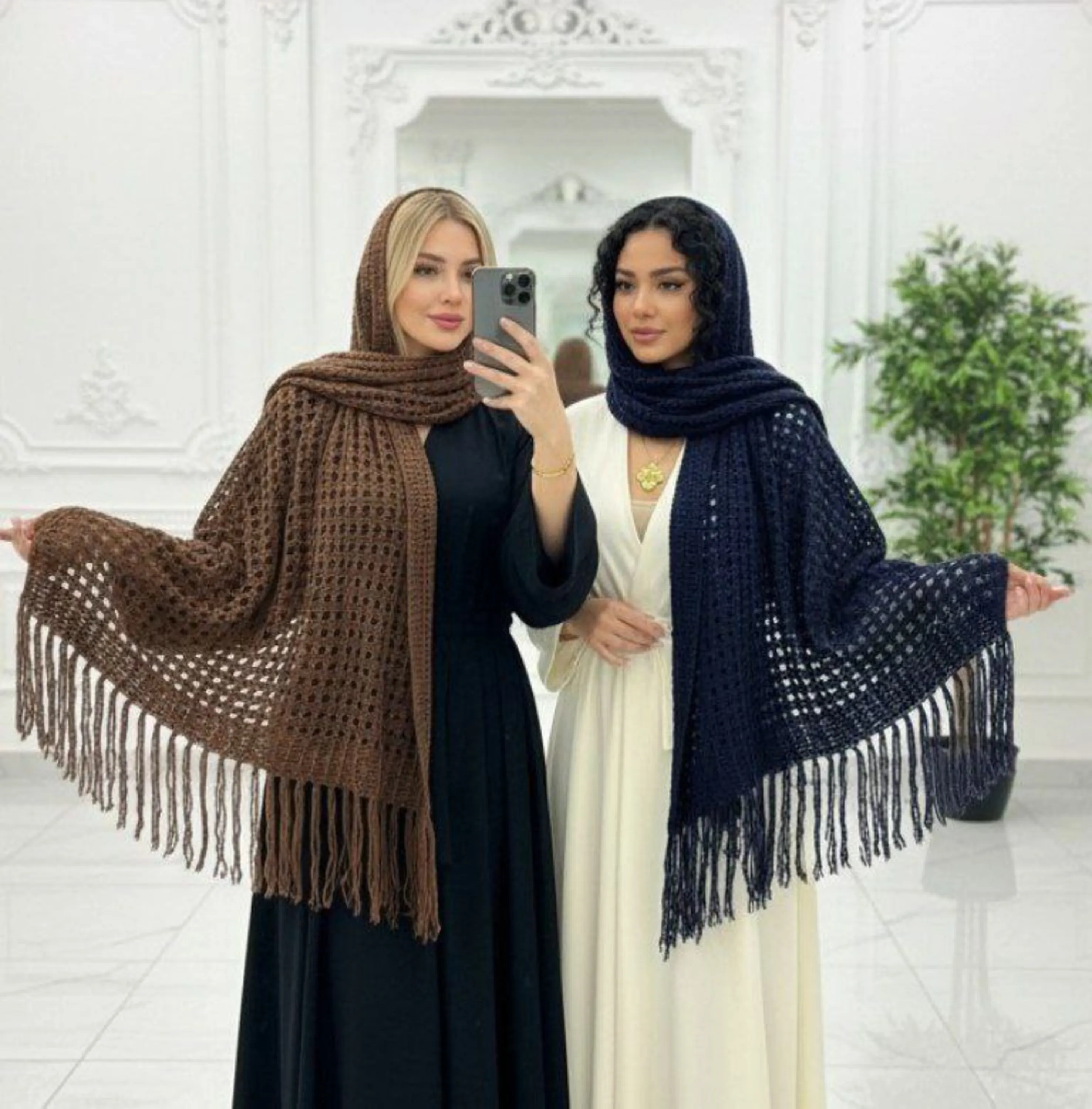 شال بافت مخمل