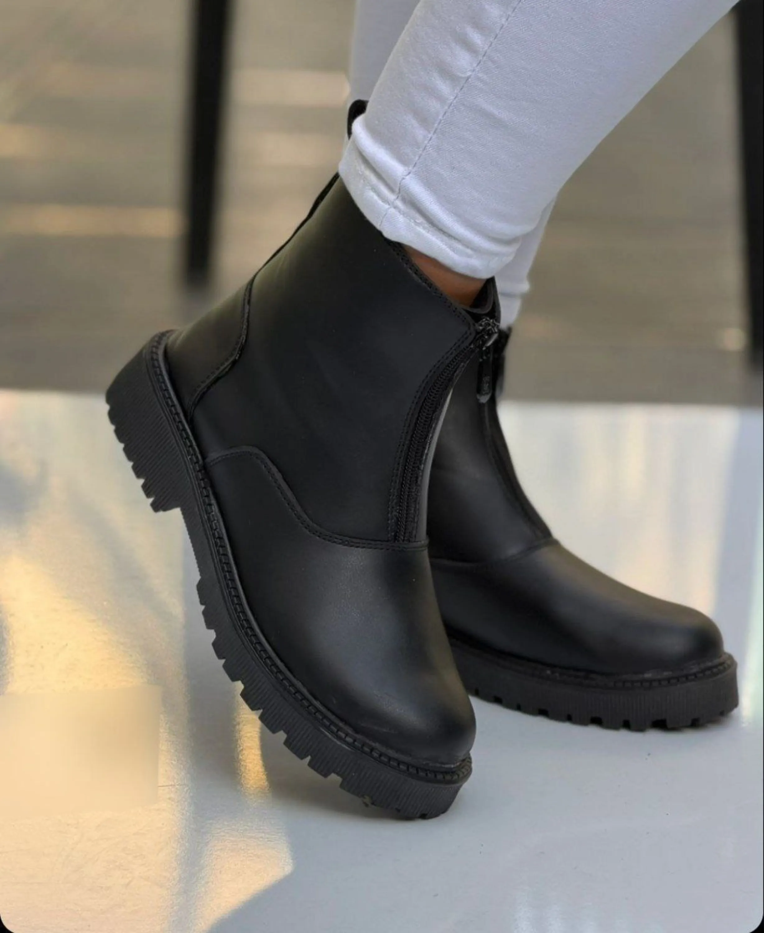 نیمبوت جلو زیپ