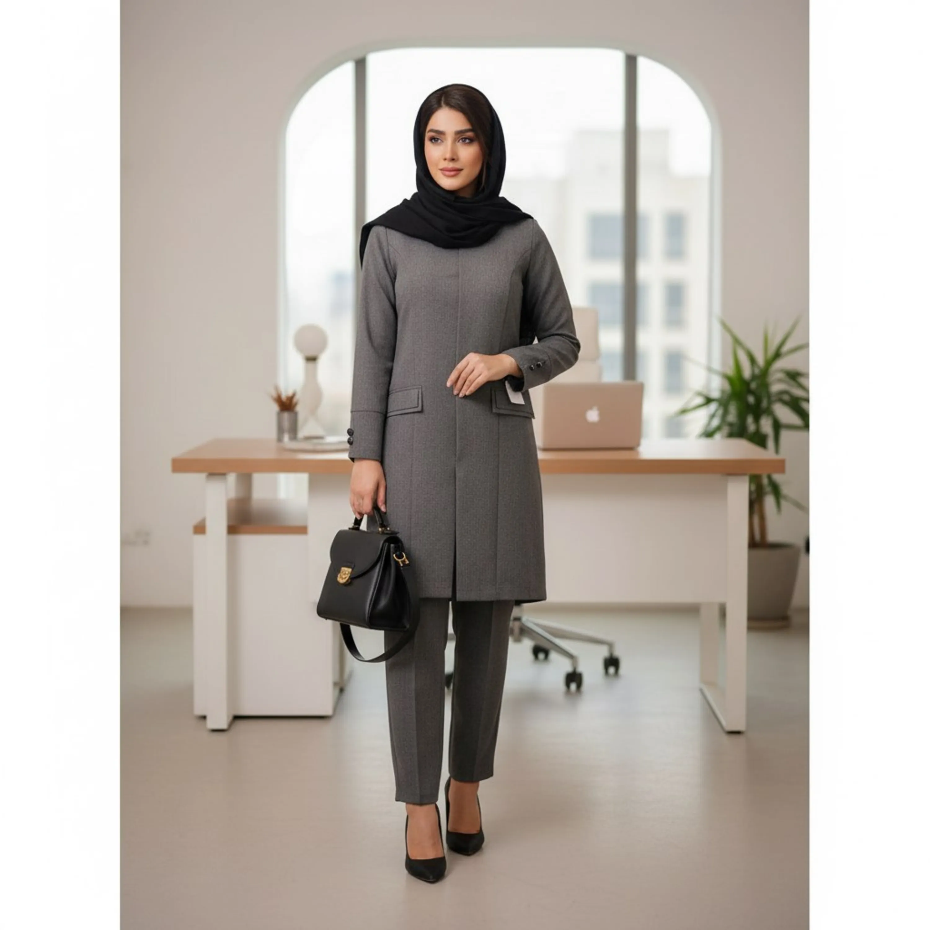 مانتو و شلوار اداری فاستونی