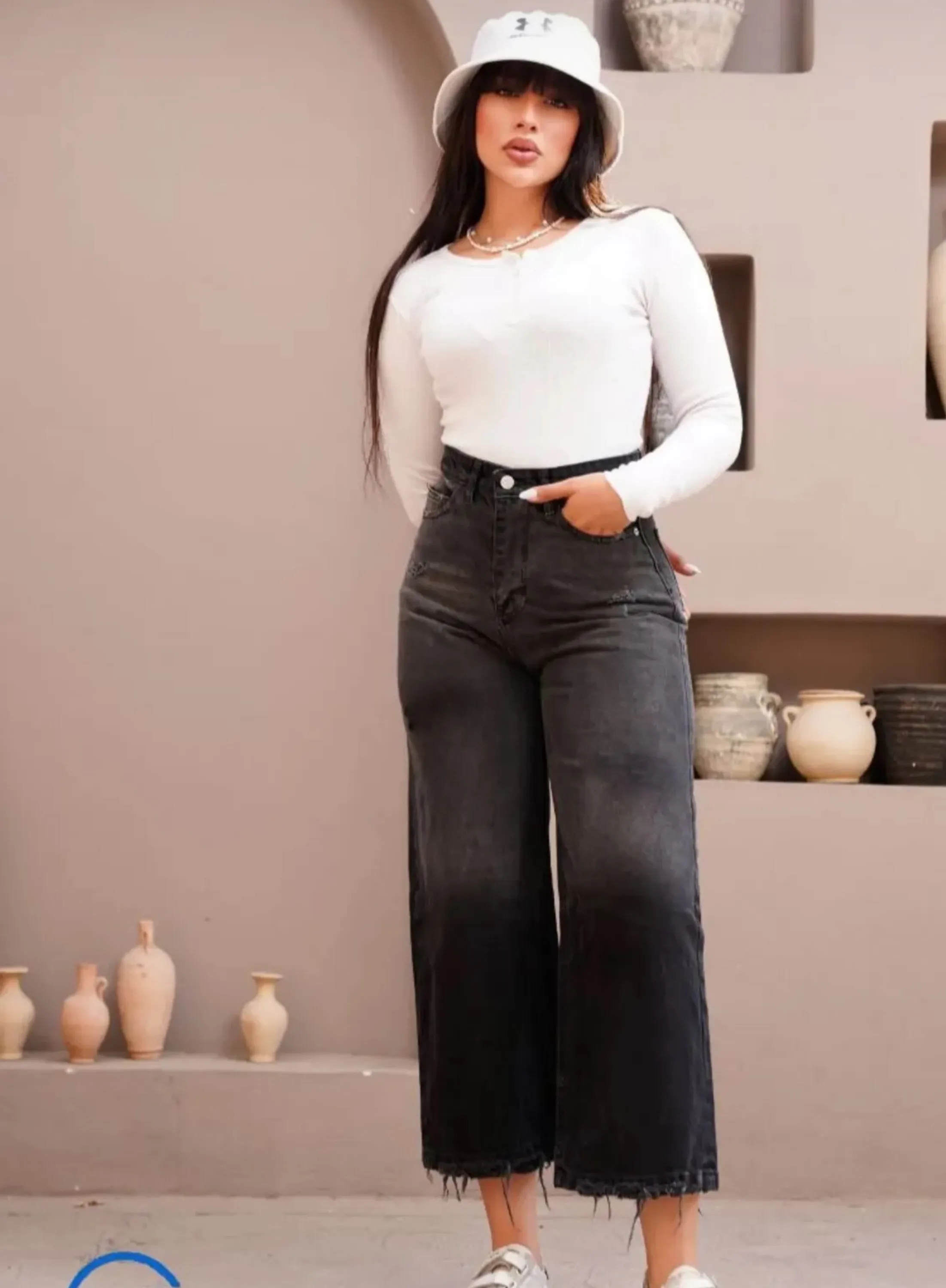 شلوار جین واید