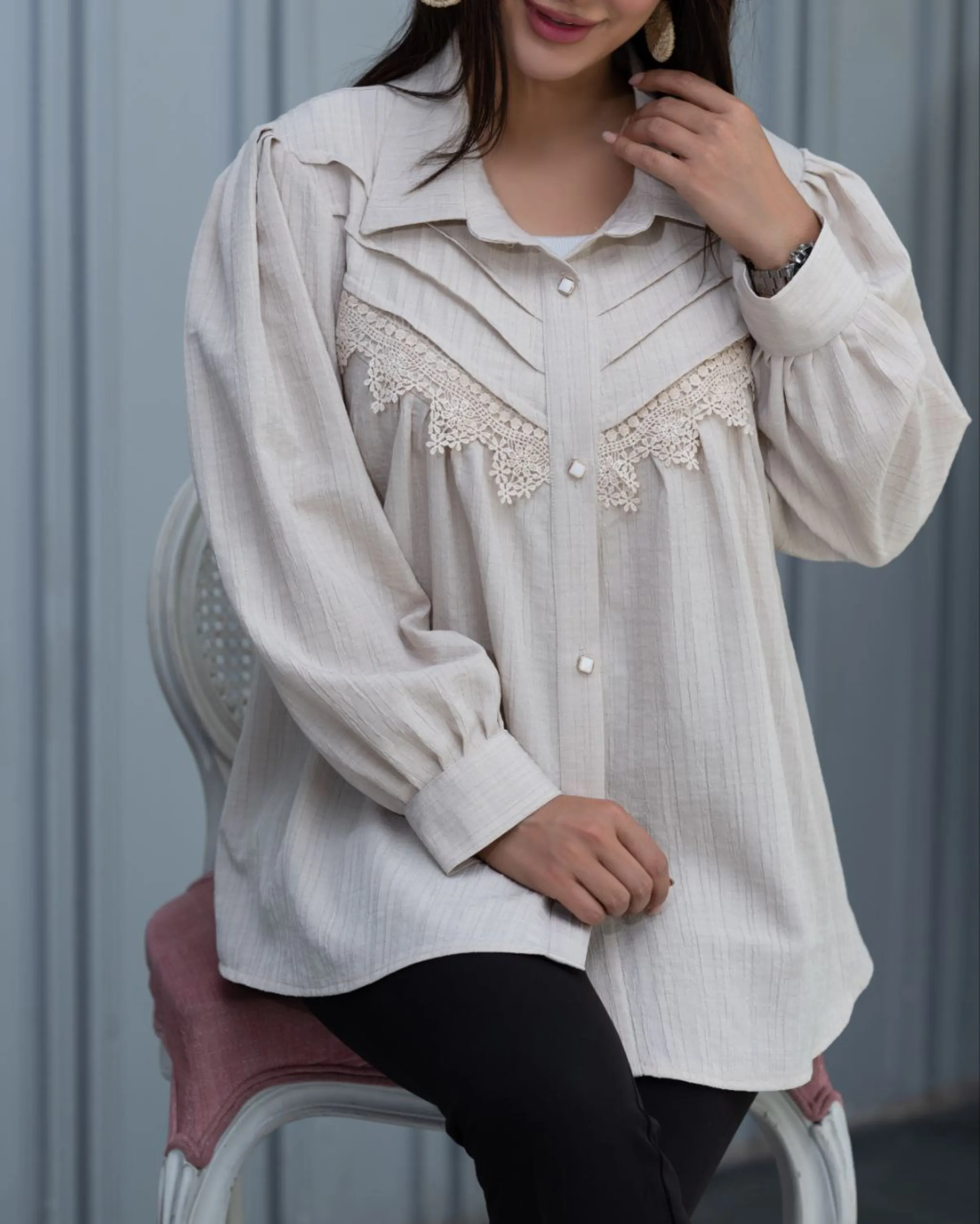 شومیز یاسی (سایز بزرگ)