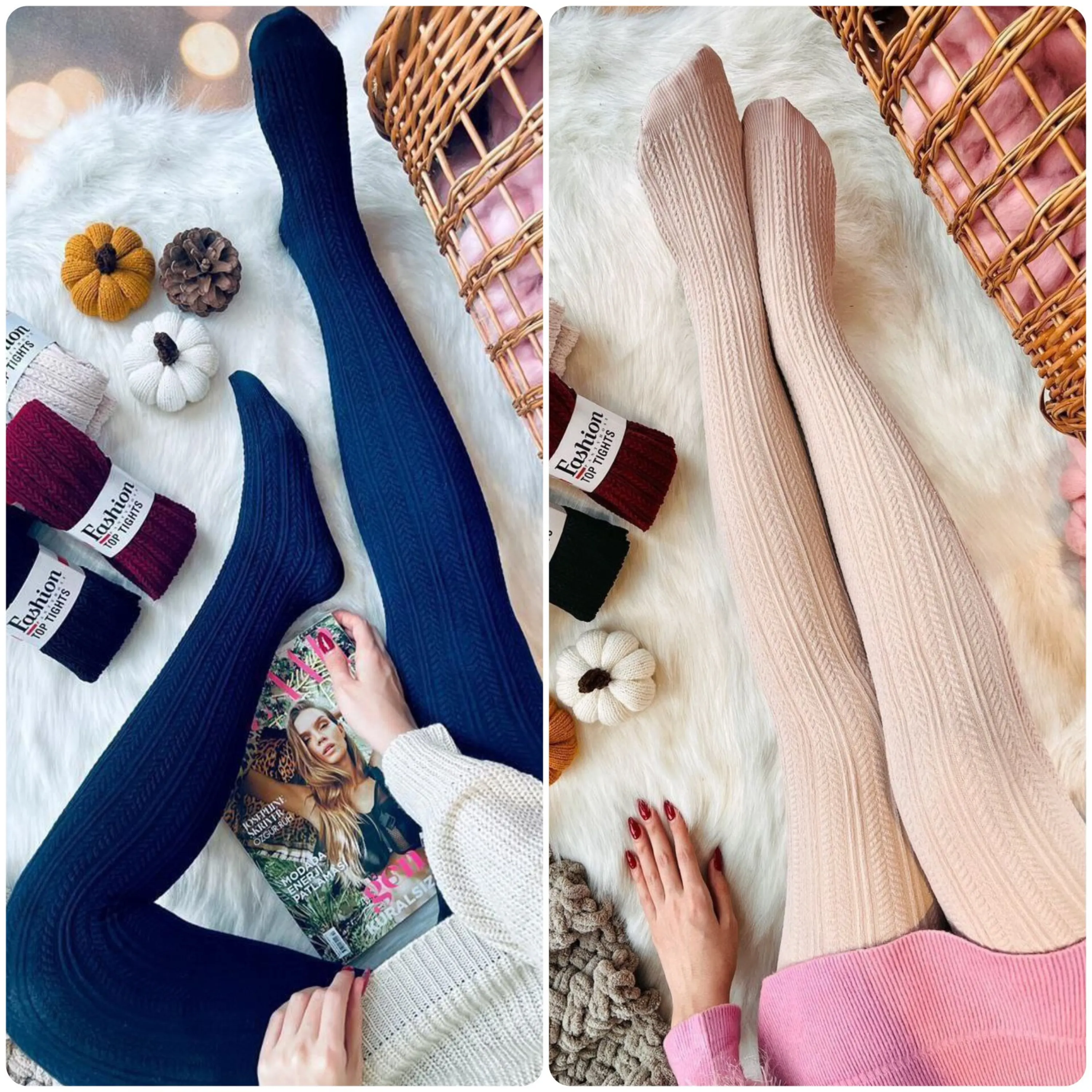 جوراب شلواری گندم