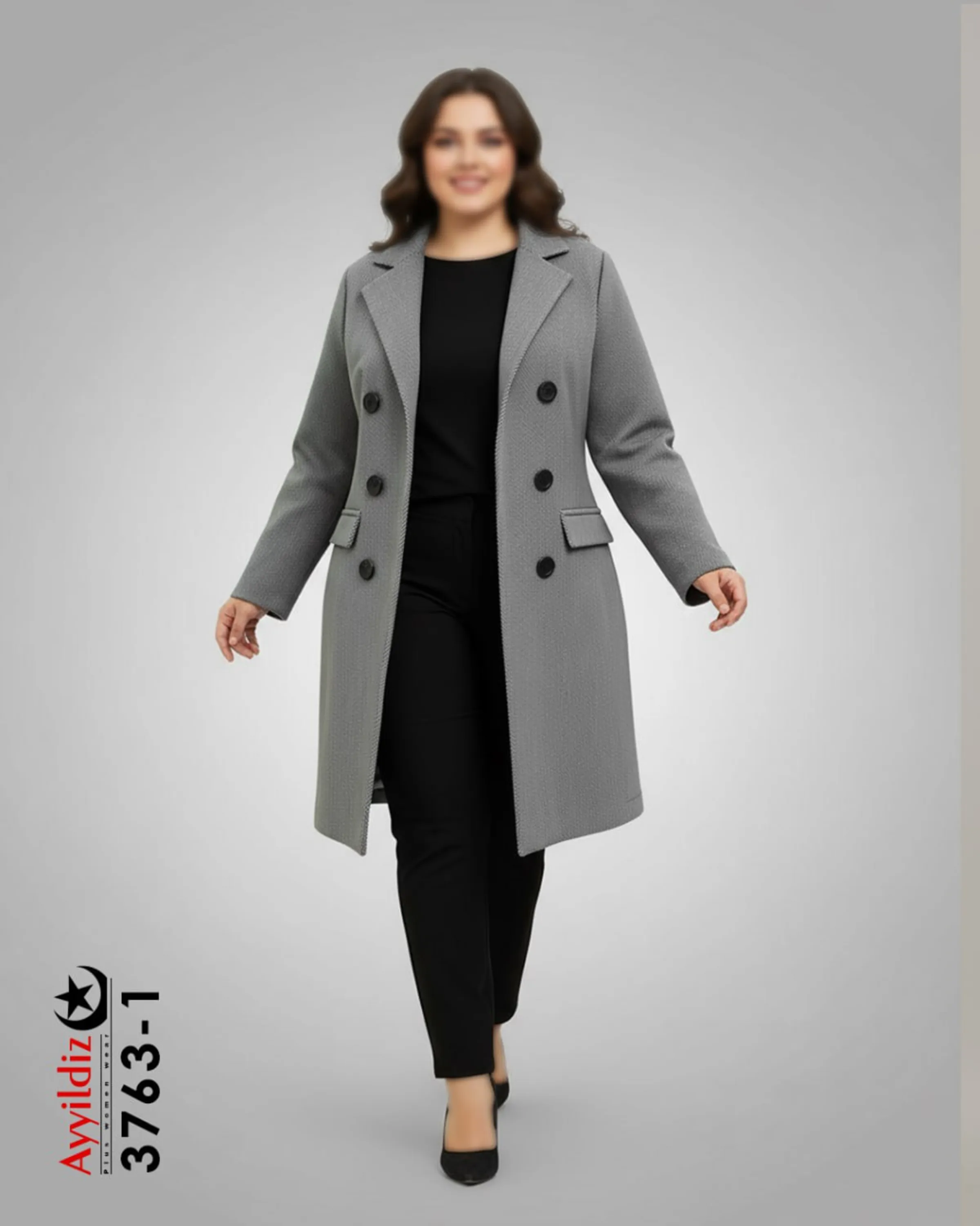 پالتو بارانی جناقی پاییزه  بیگ سایز