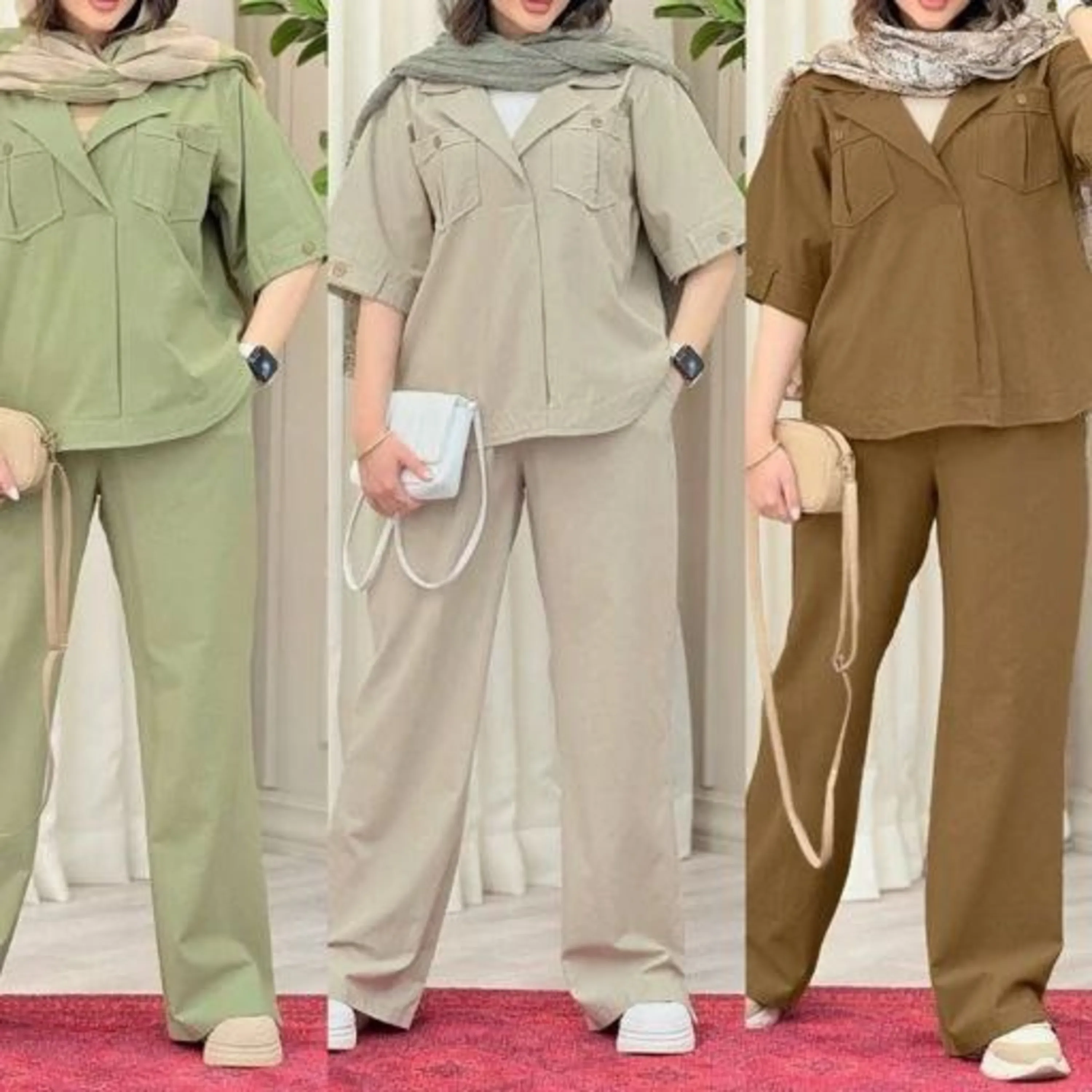 ست مانتو و شلوار سوگل