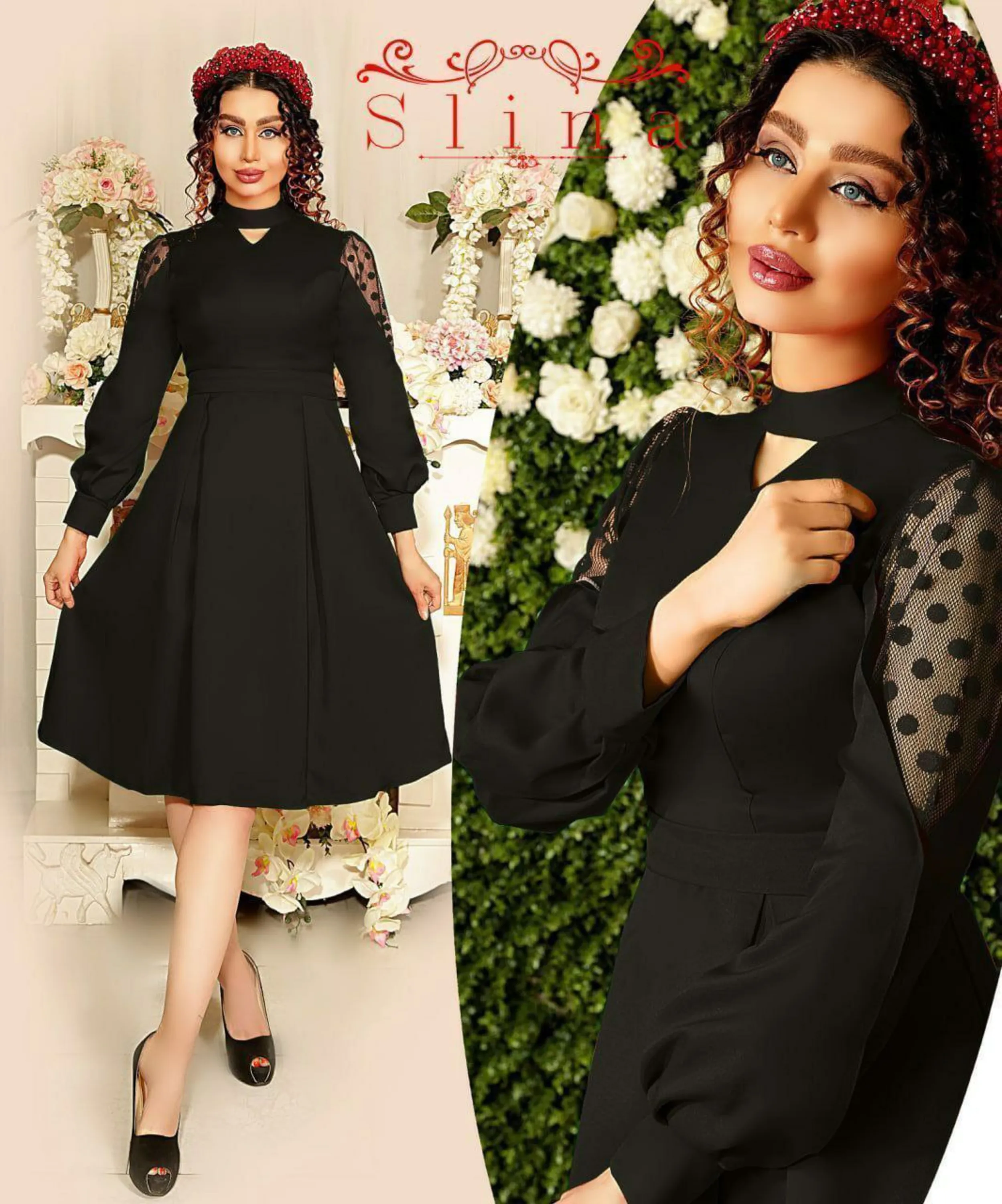 پیراهن مجلسی سپیدار