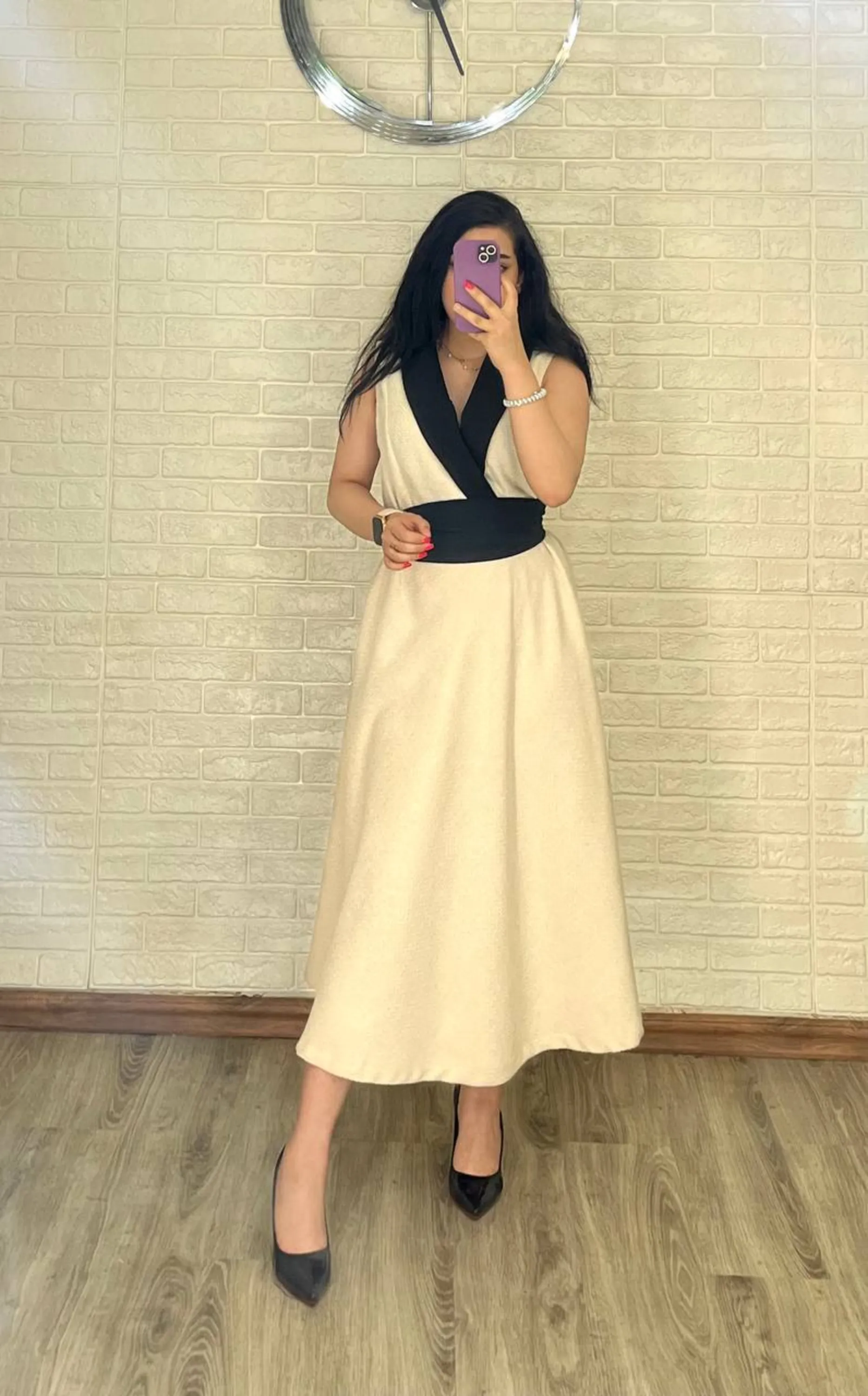 پیراهن میدی شنل