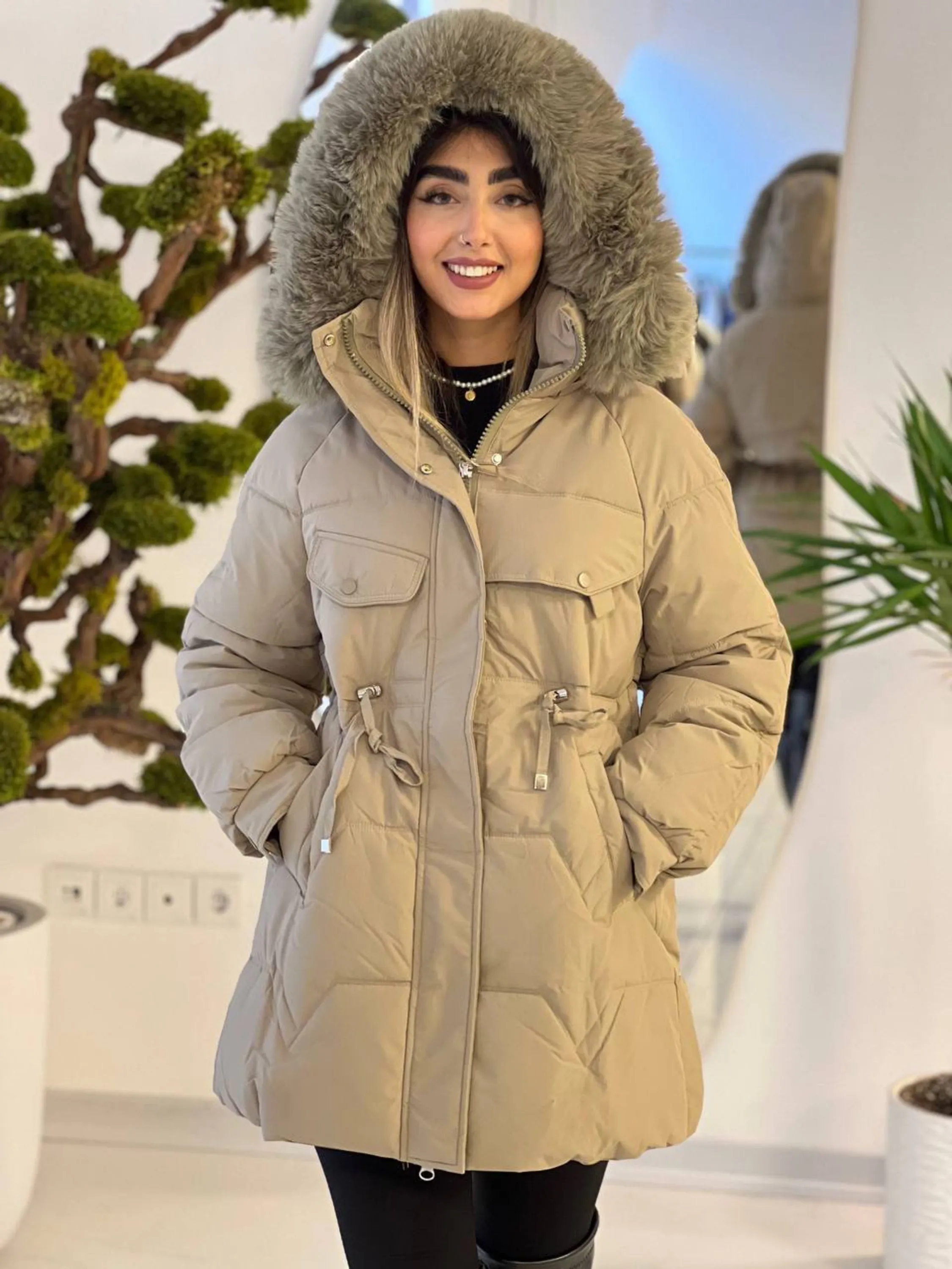 کاپشن اورجینال تک جیب