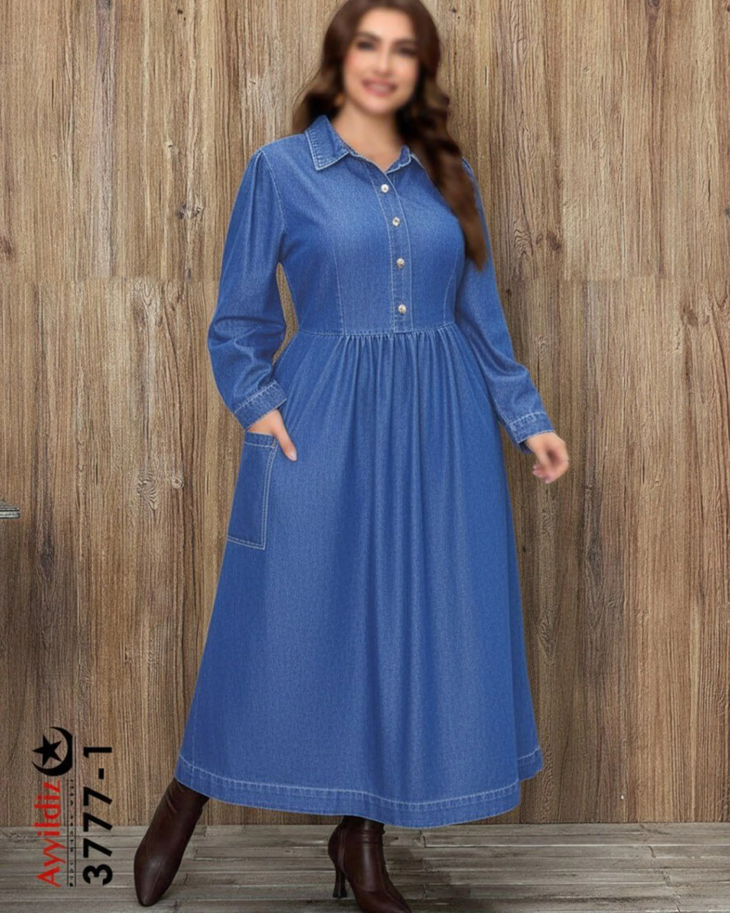 پیراهن بلند لی کاغذی