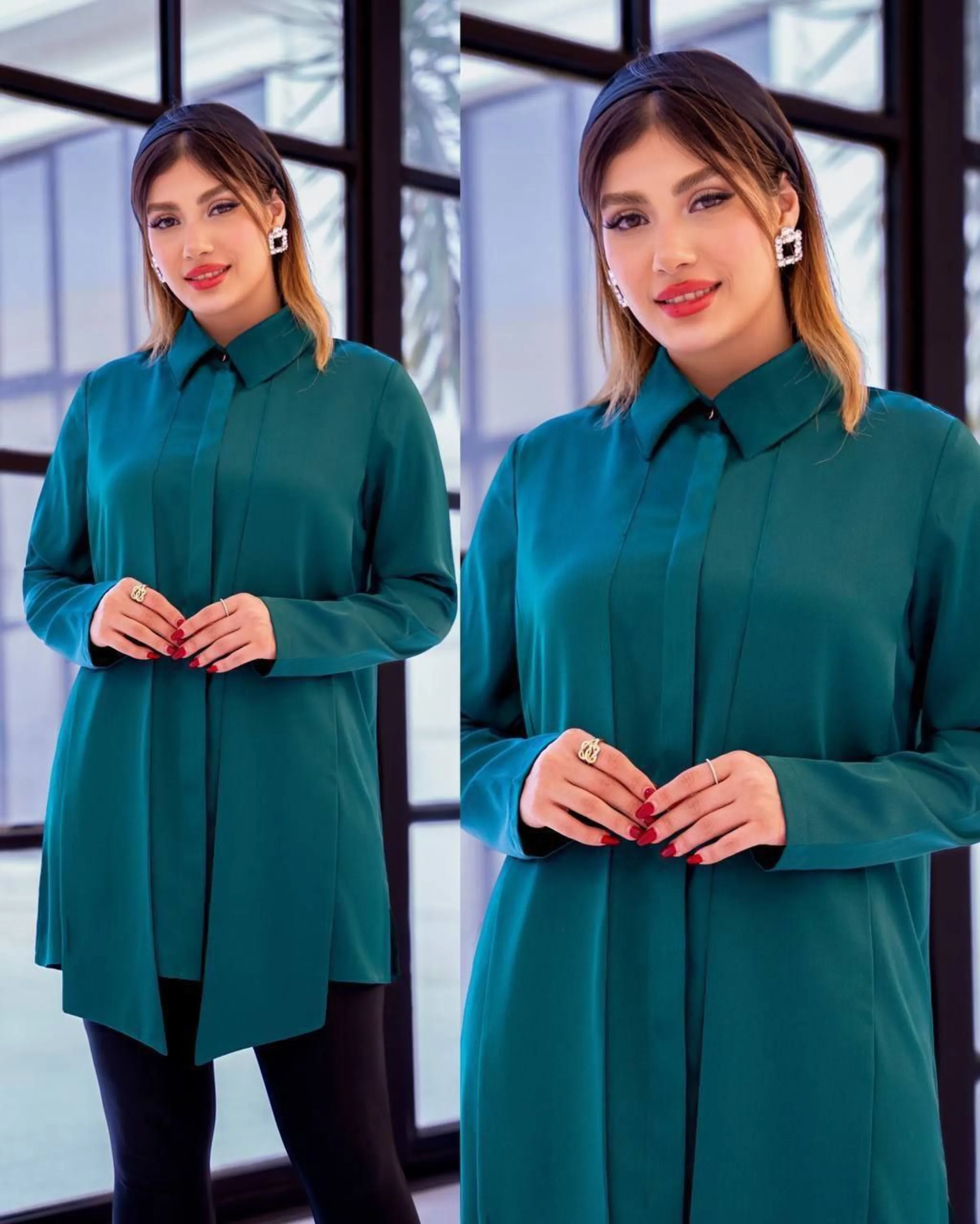 شومیز ساتن سایز بزرگ