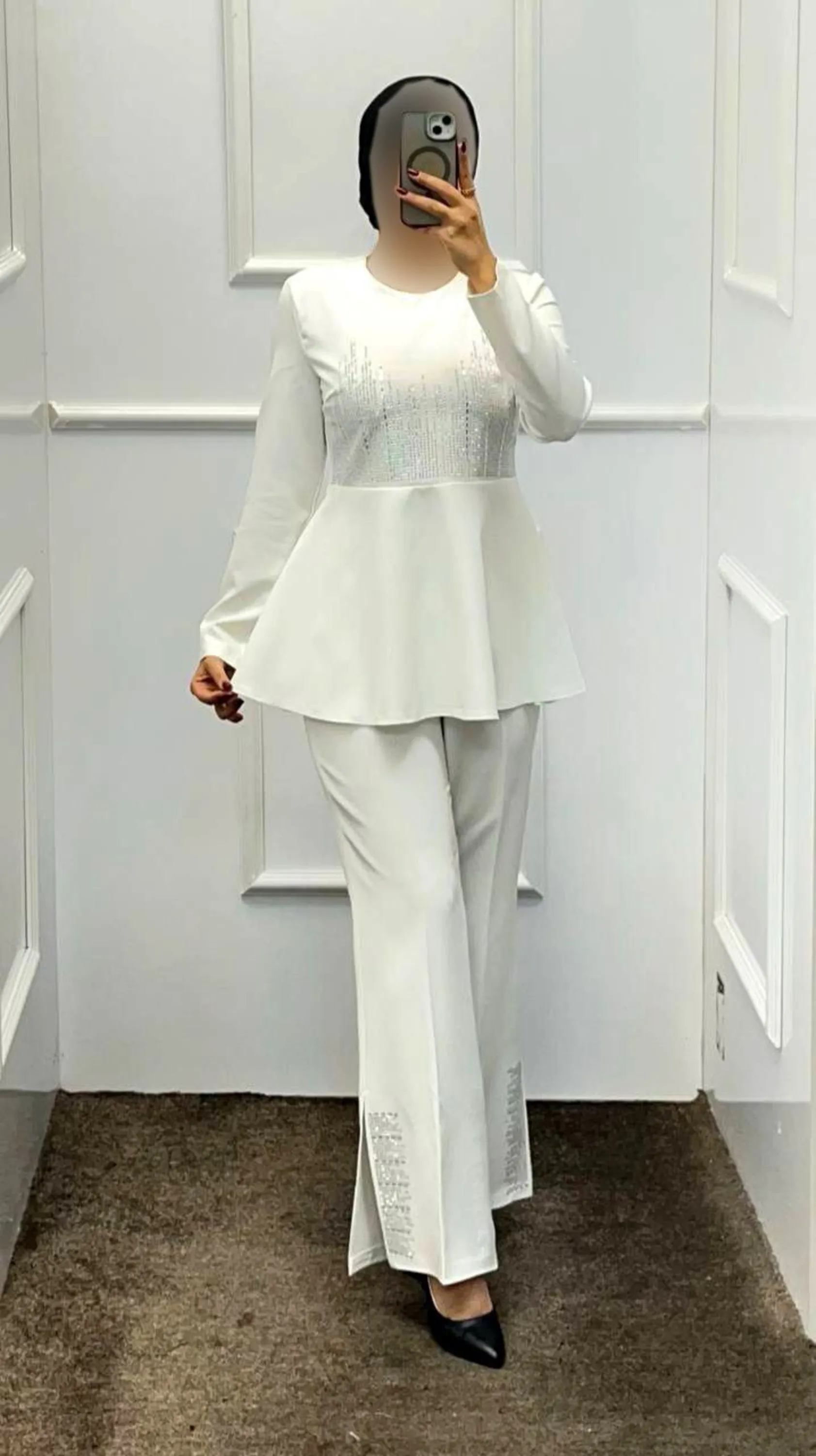 ست شومیز و شلوار صدف