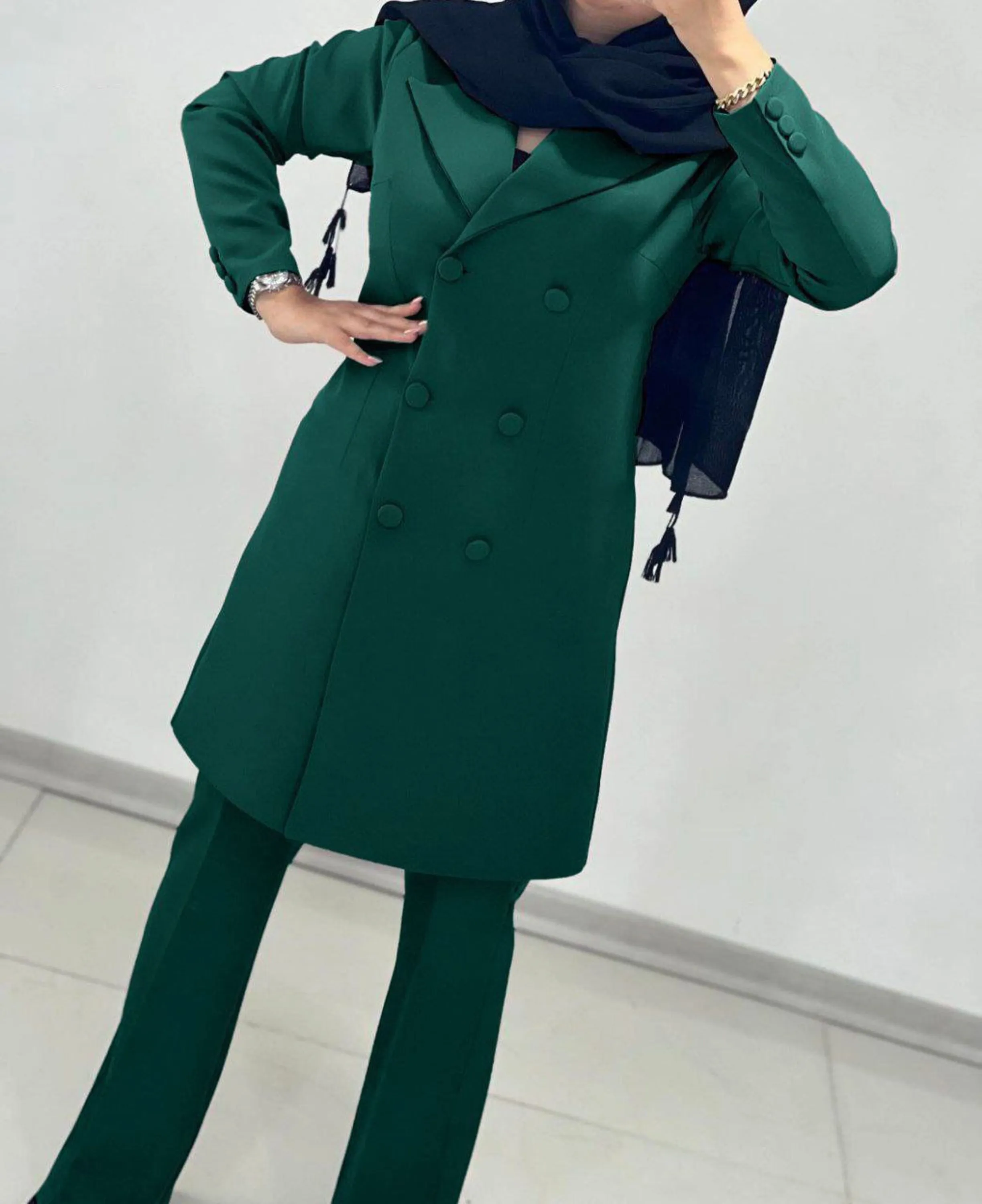 مانتو و شلوار آسمان