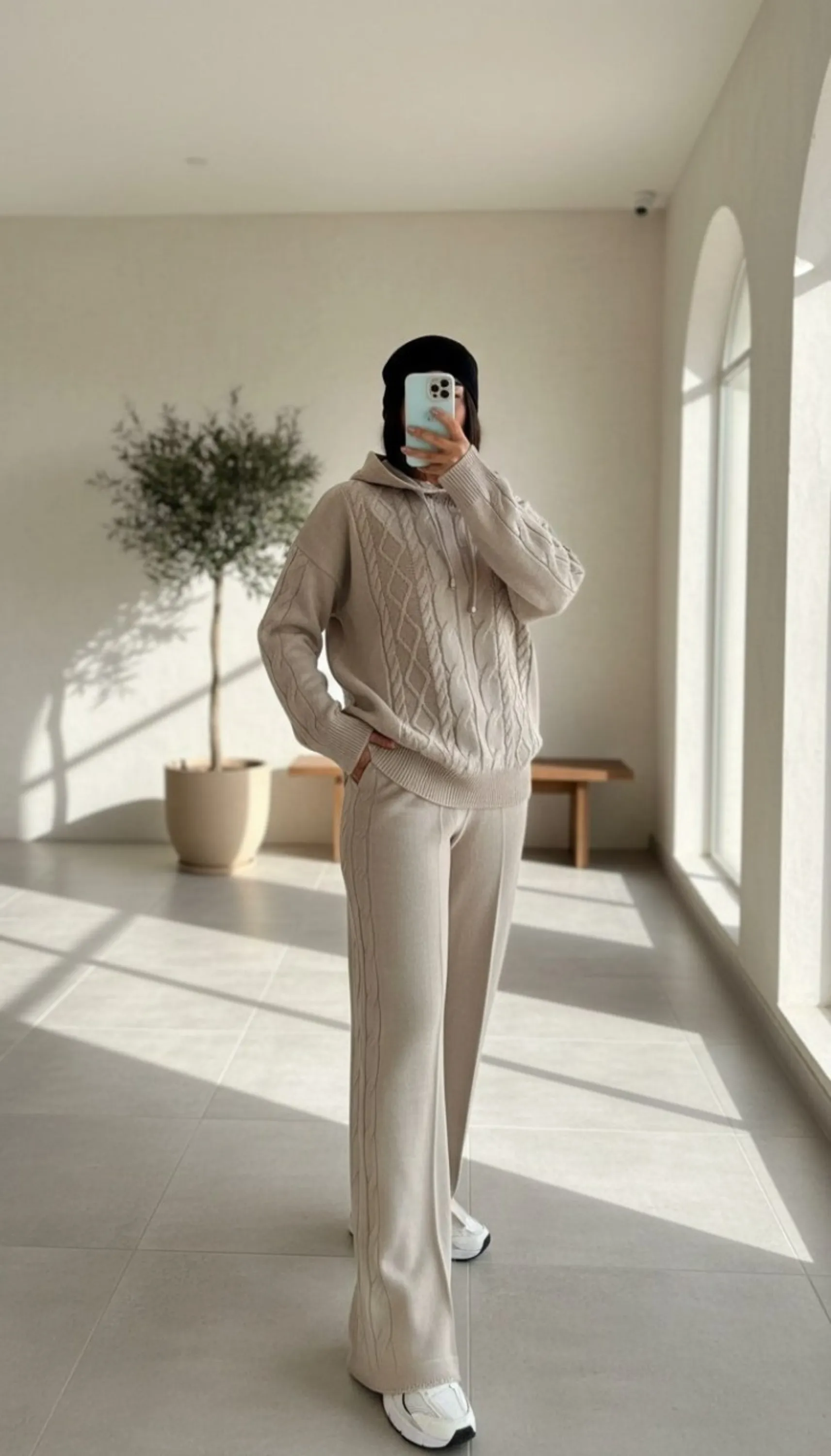 ست هودی و شلوار آران