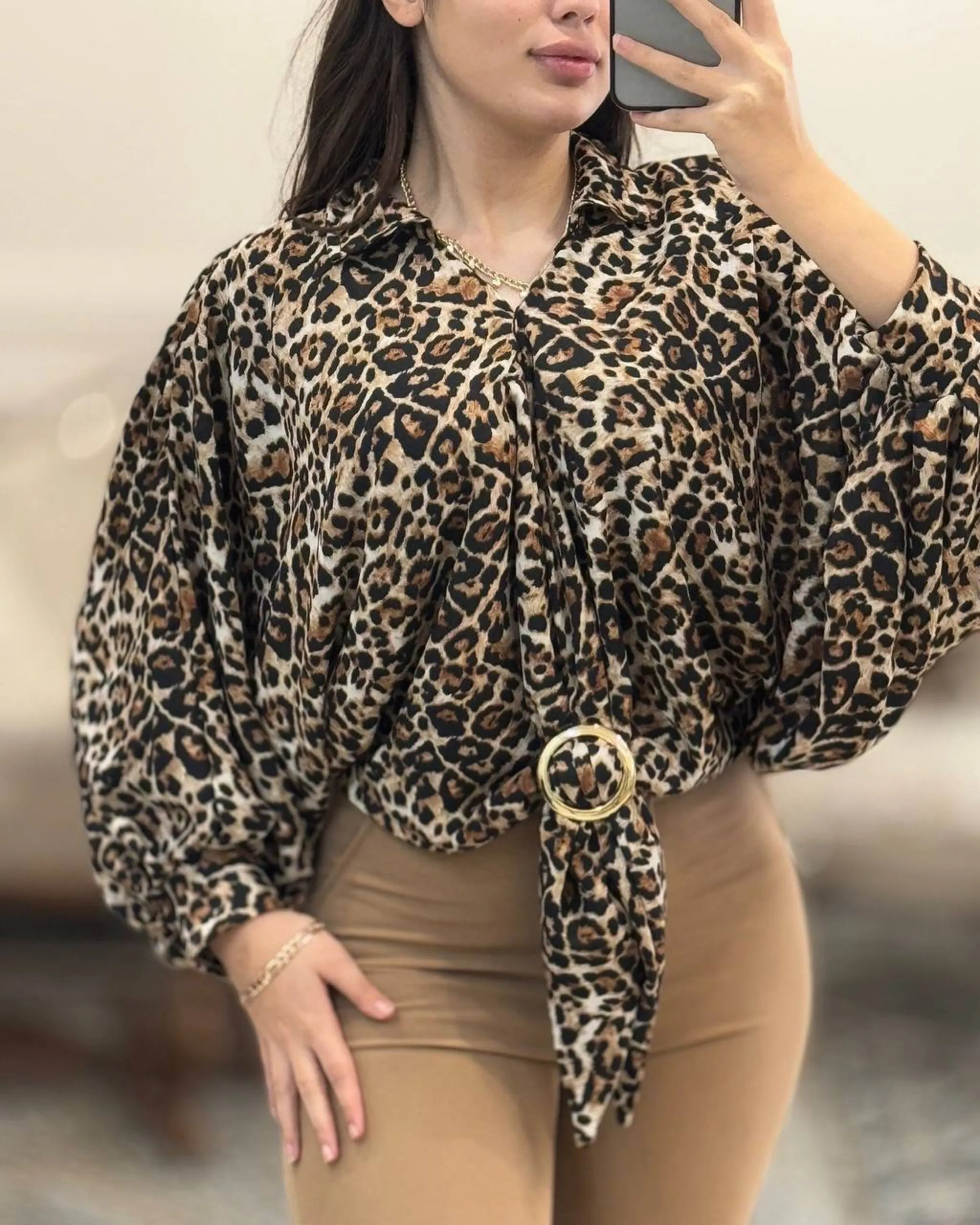 شومیز طرح پلنگی