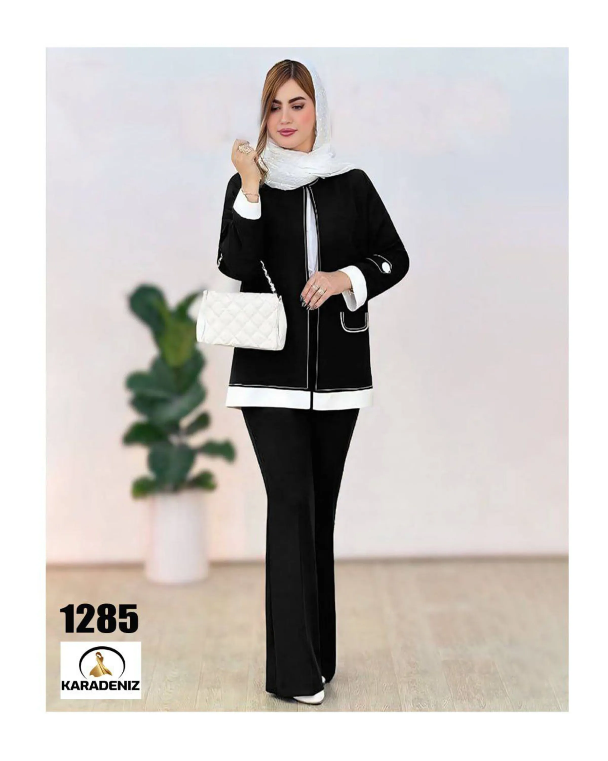 کت و شلوار جلو باز  جیب نما