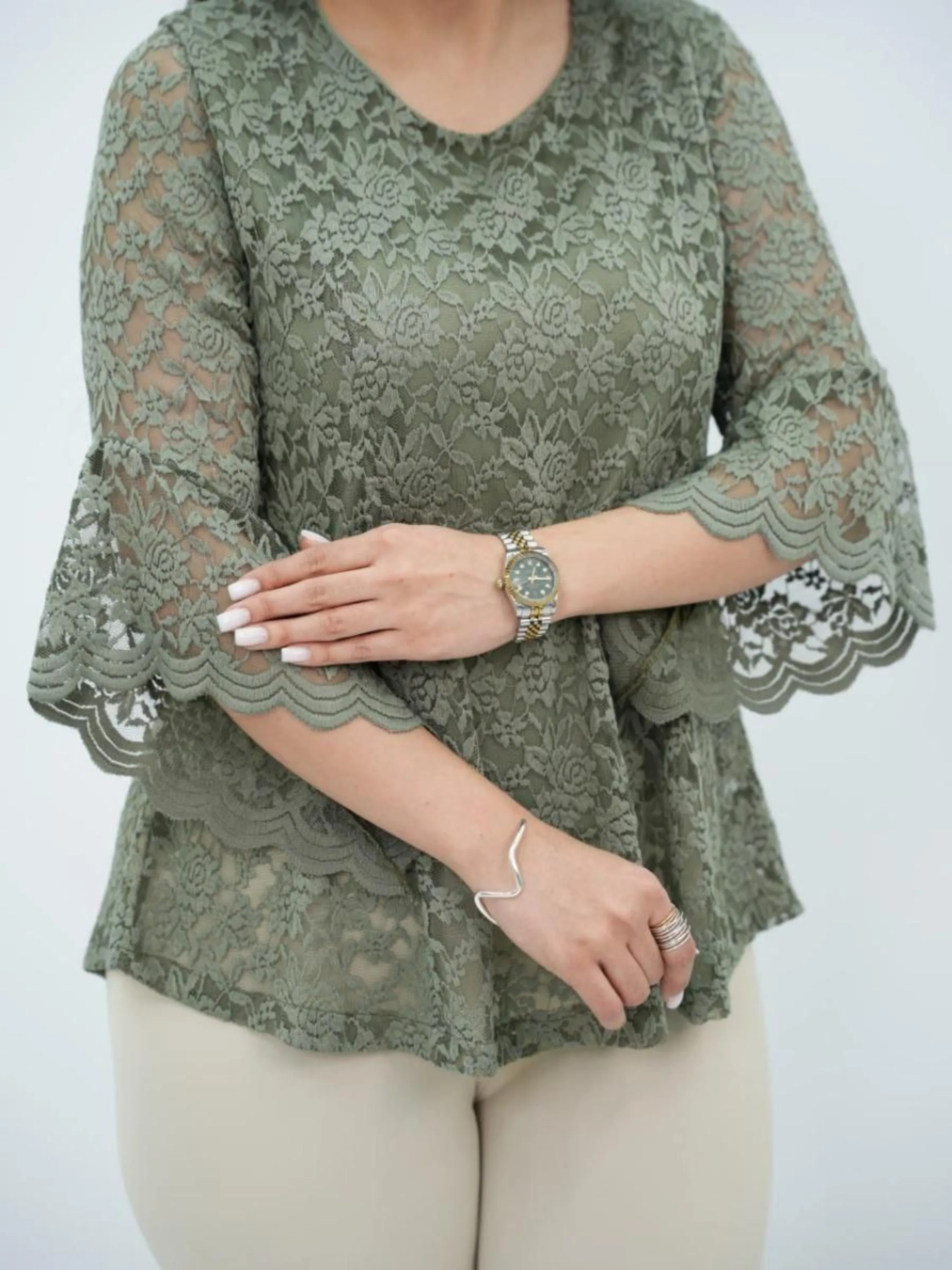 شومیز گیپور ترنج