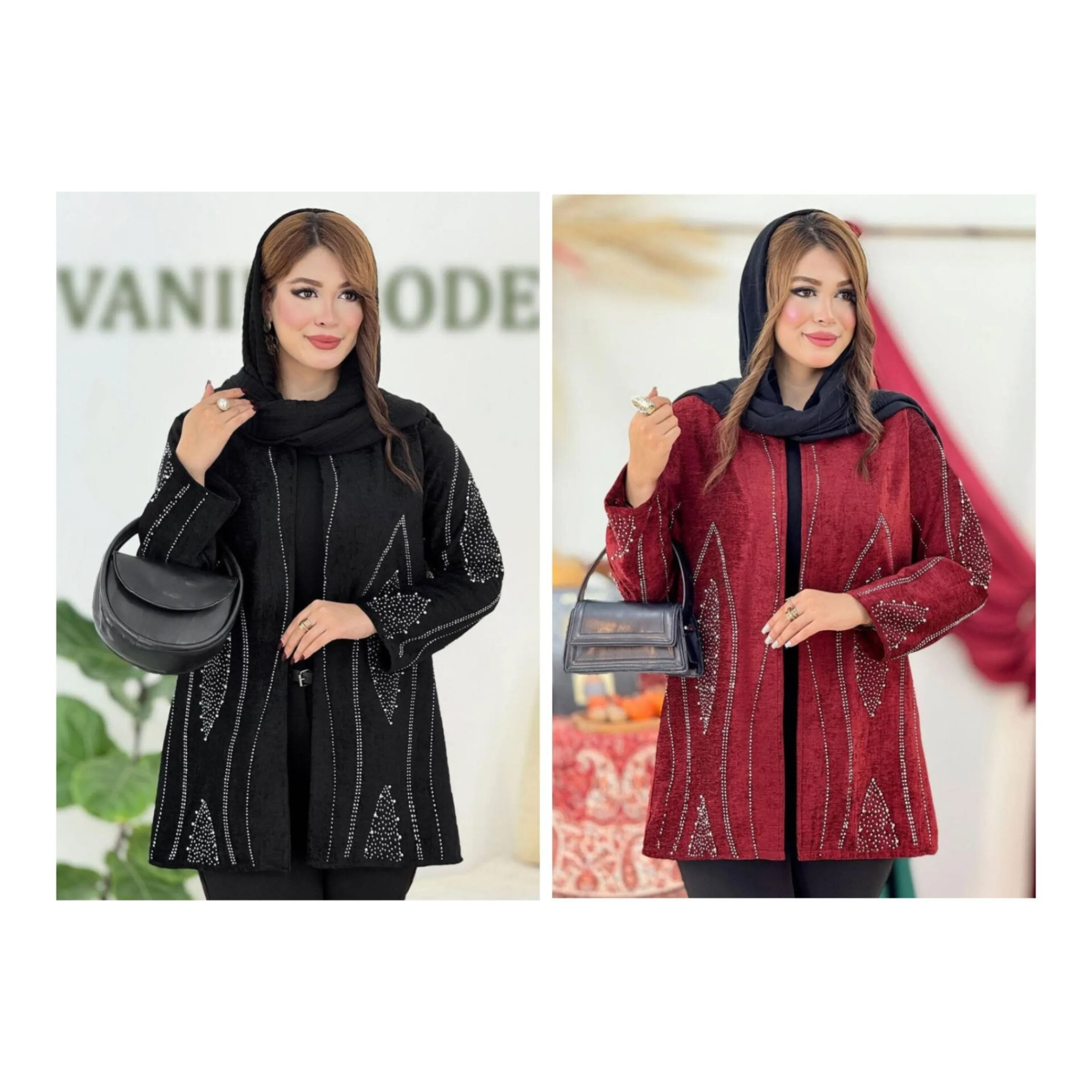 کت مخمل نگینی