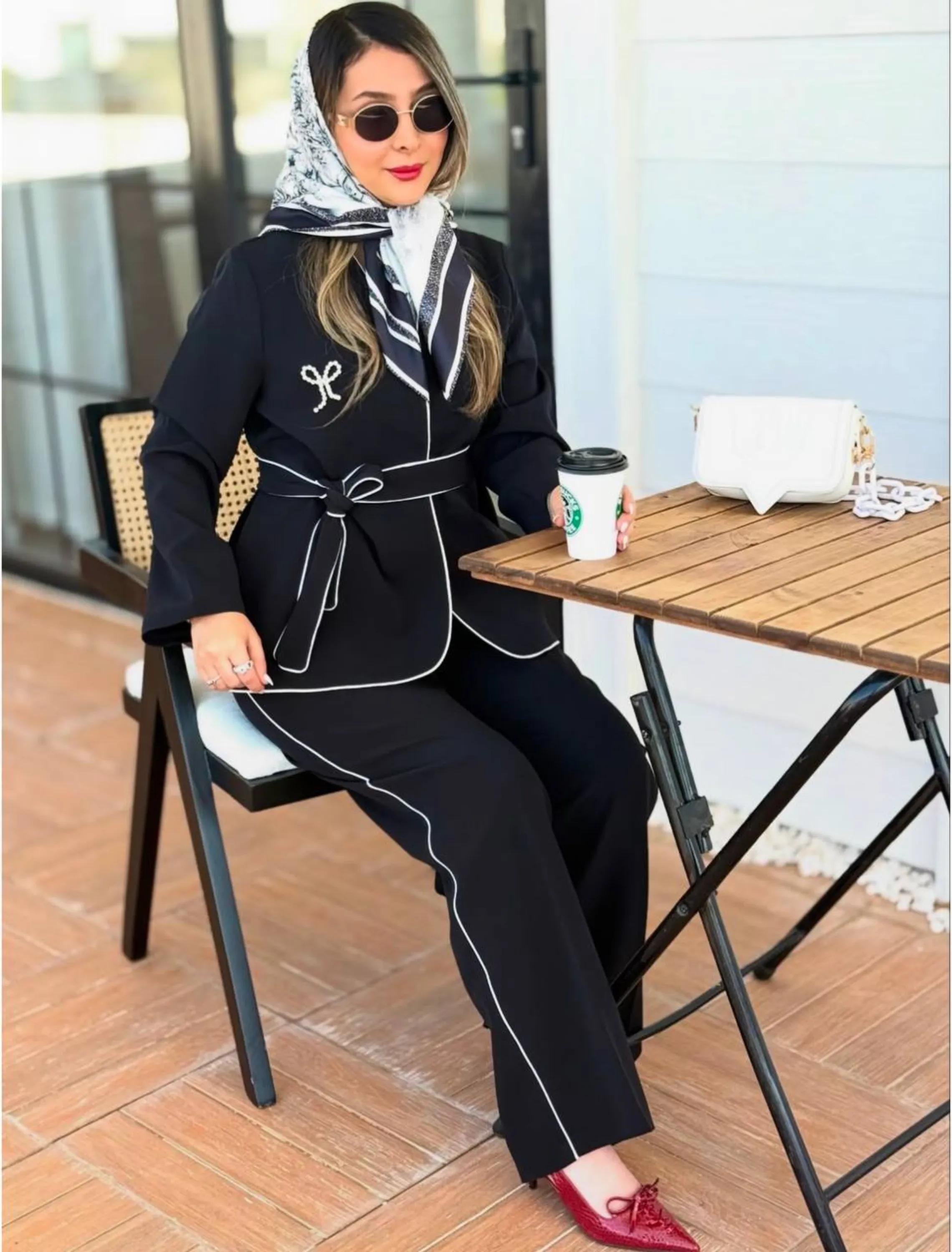 مانتو شلوار کرپ آرزو