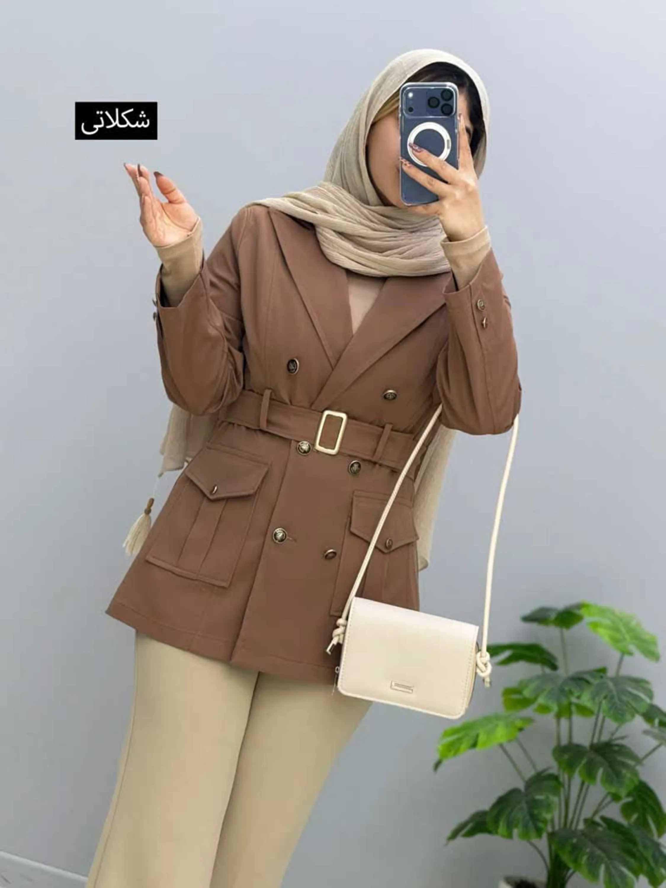 مانتو کتان آیناز