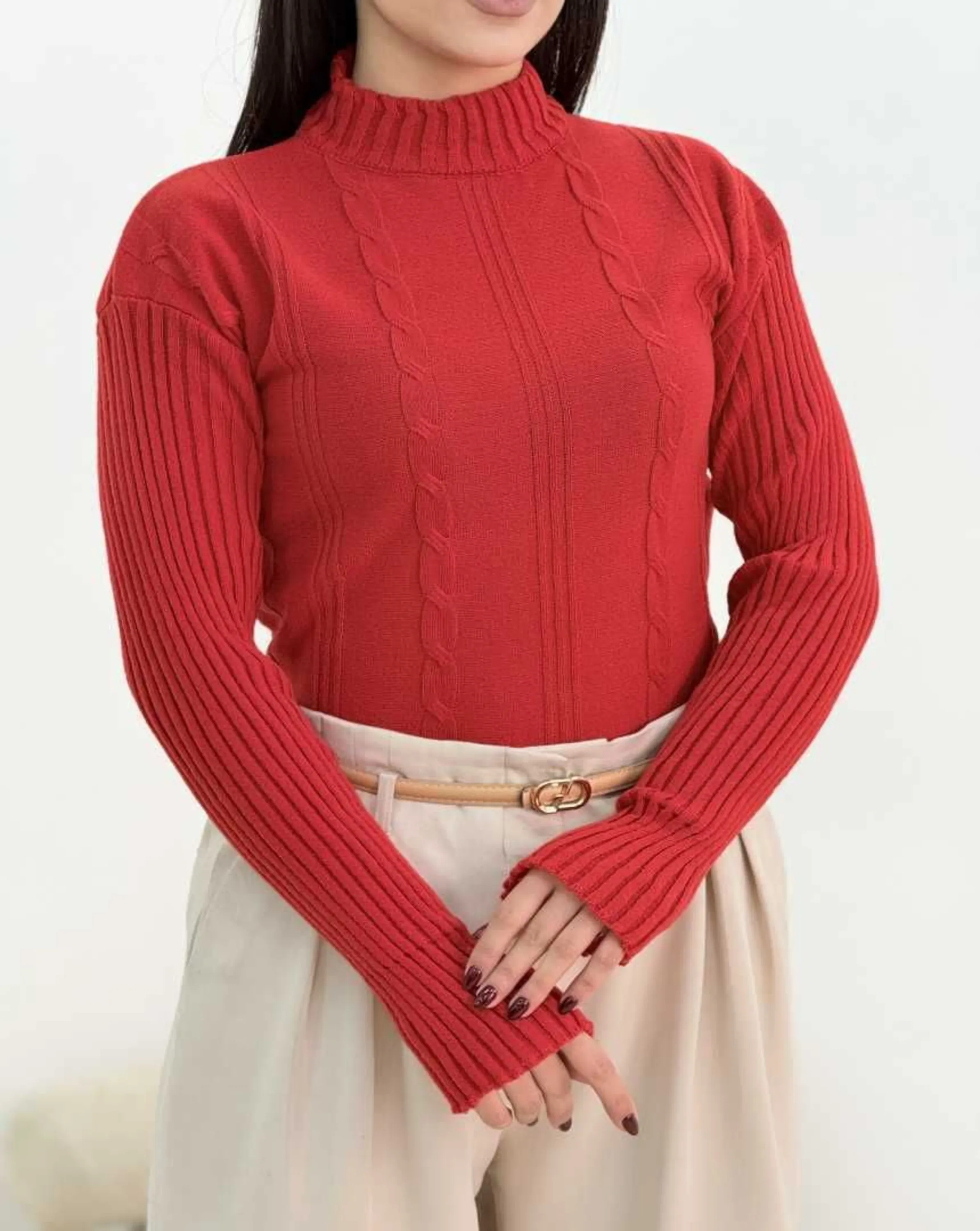 بلوز بافت گره ای تینا