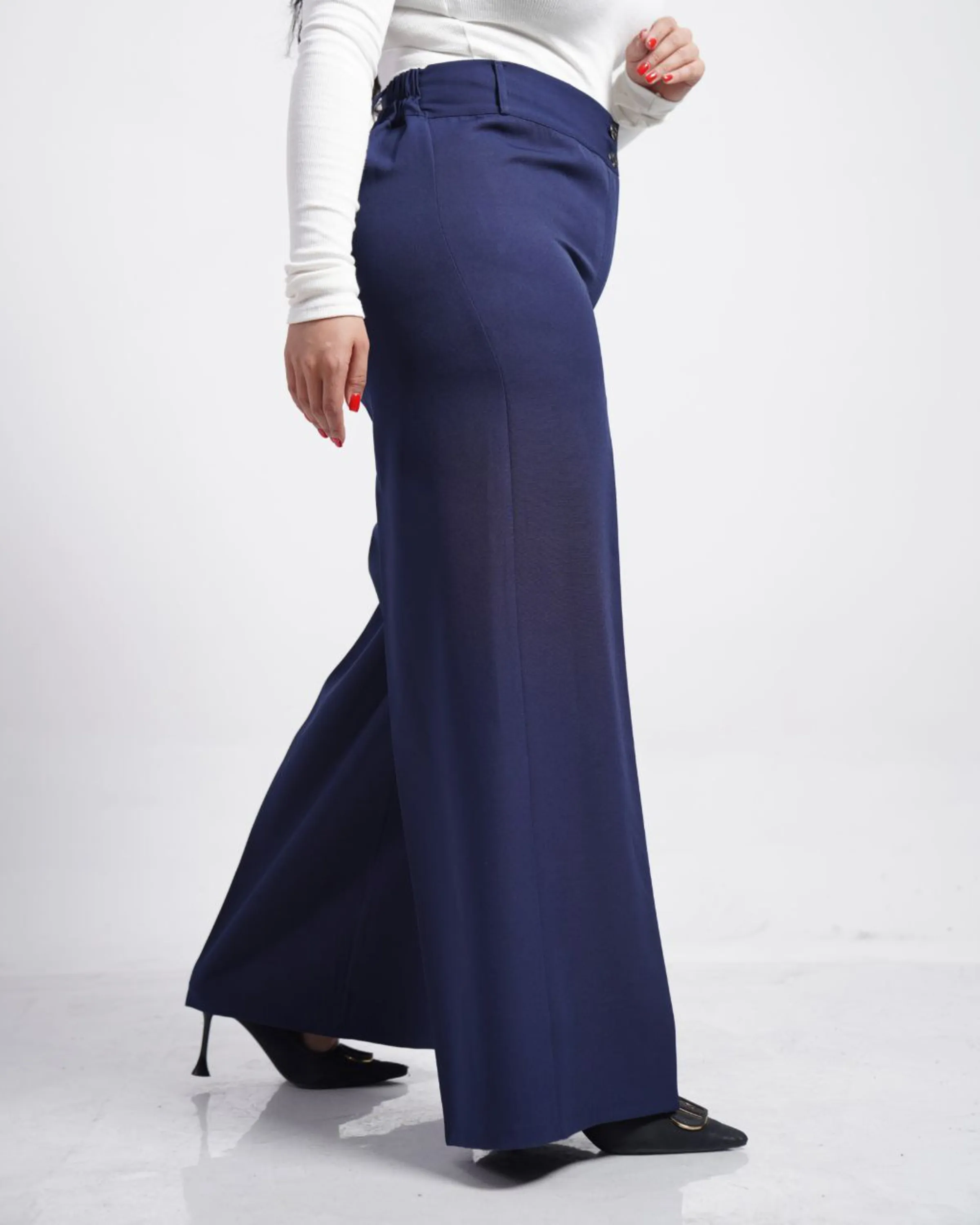 شلوار بگ پارچه ای سایز بزرگ