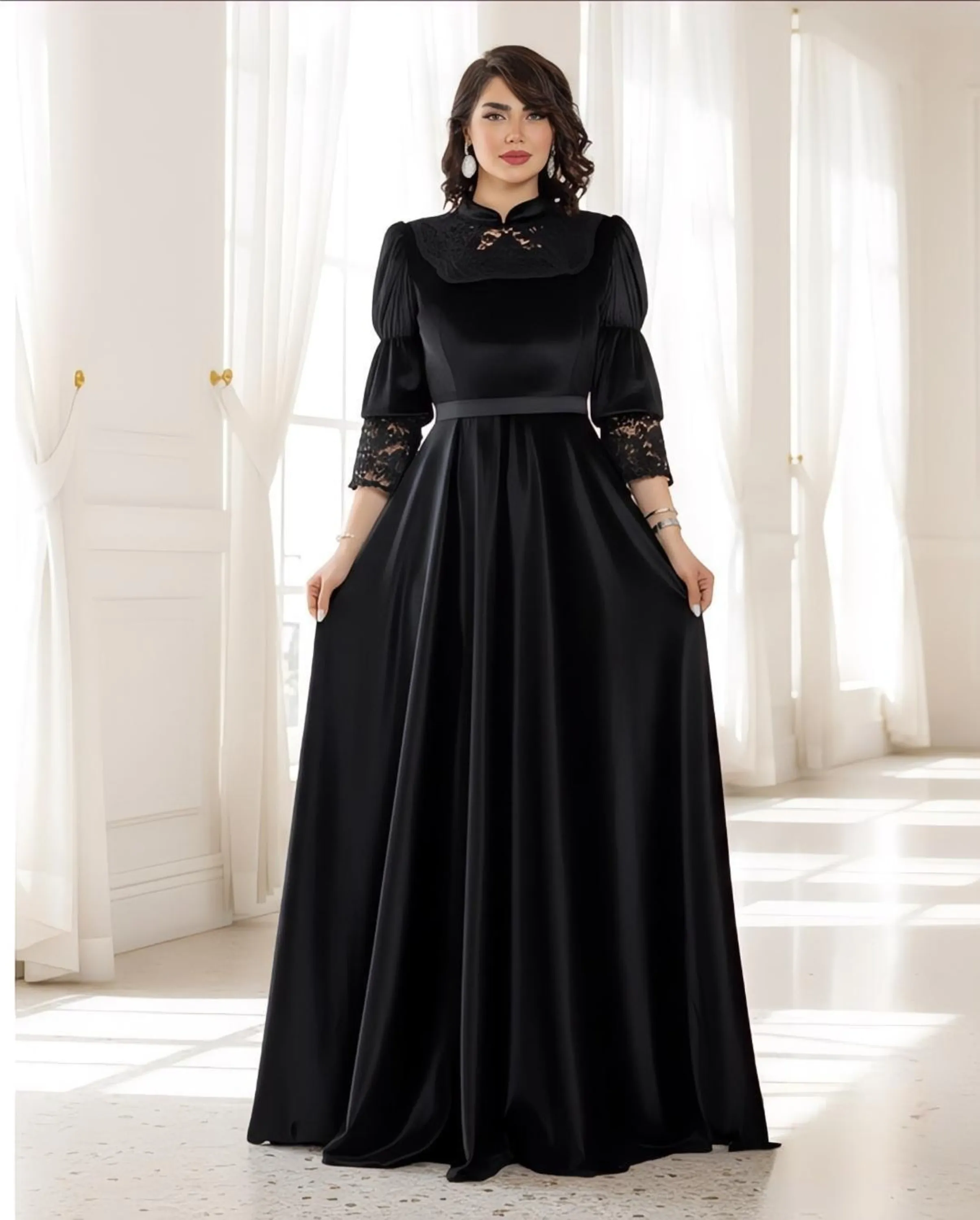 لباس مجلسی مخمل آرینا