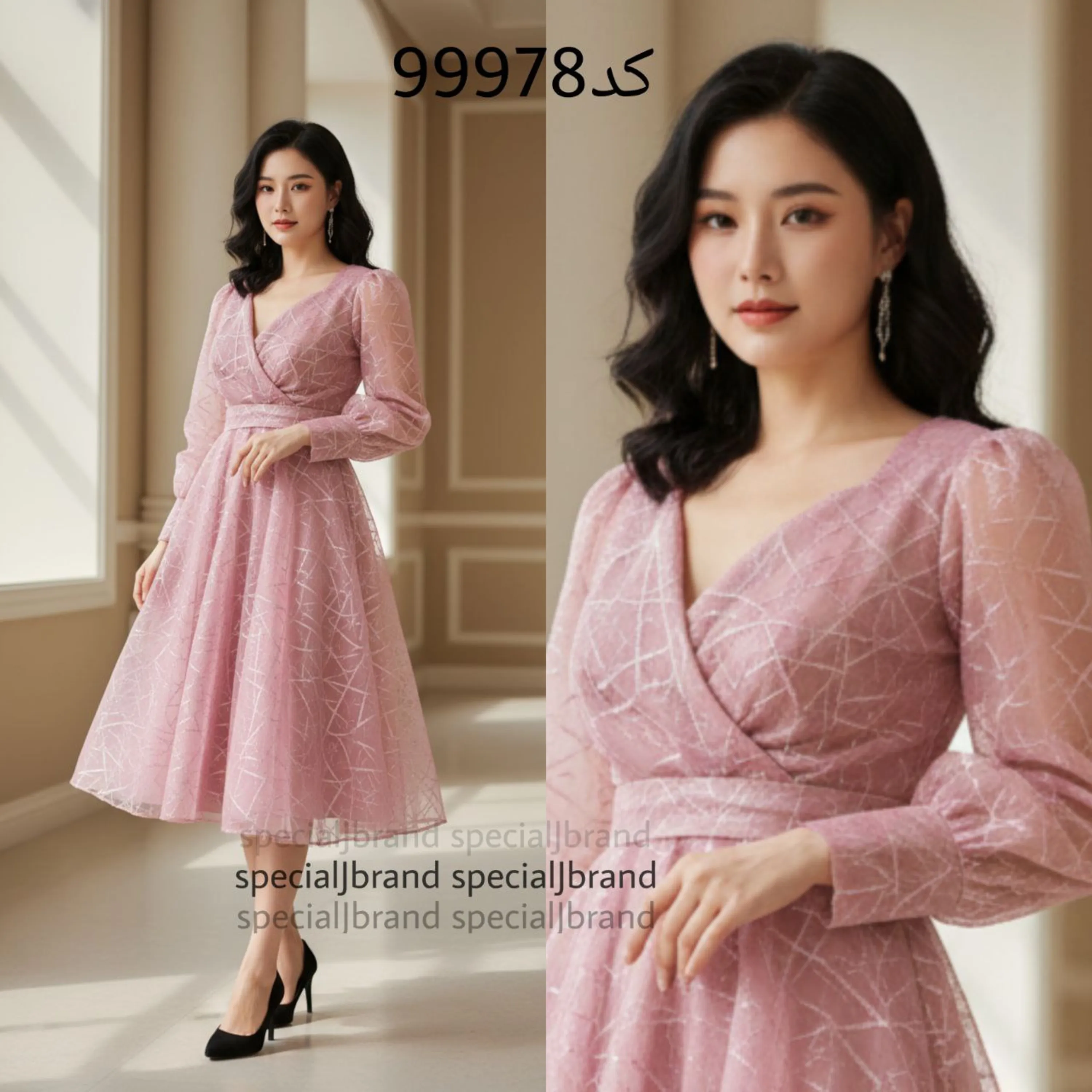 پیراهن مجلسی عروسکی شایلی