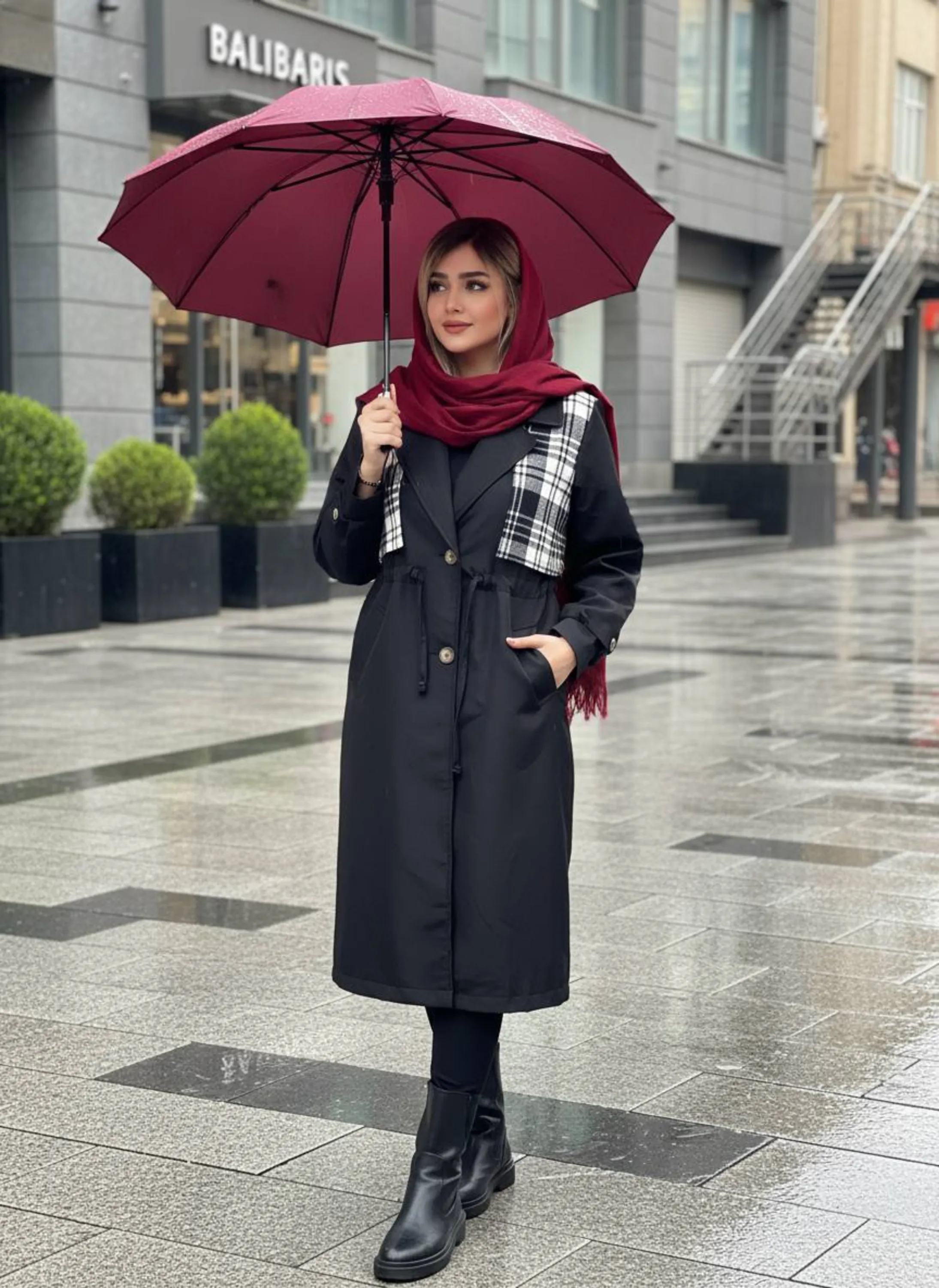 بارانی سایز بزرگ سانتانا مدل ارمغان