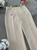 شلوار دمپا گشاد زنانه کمر دکمه ای