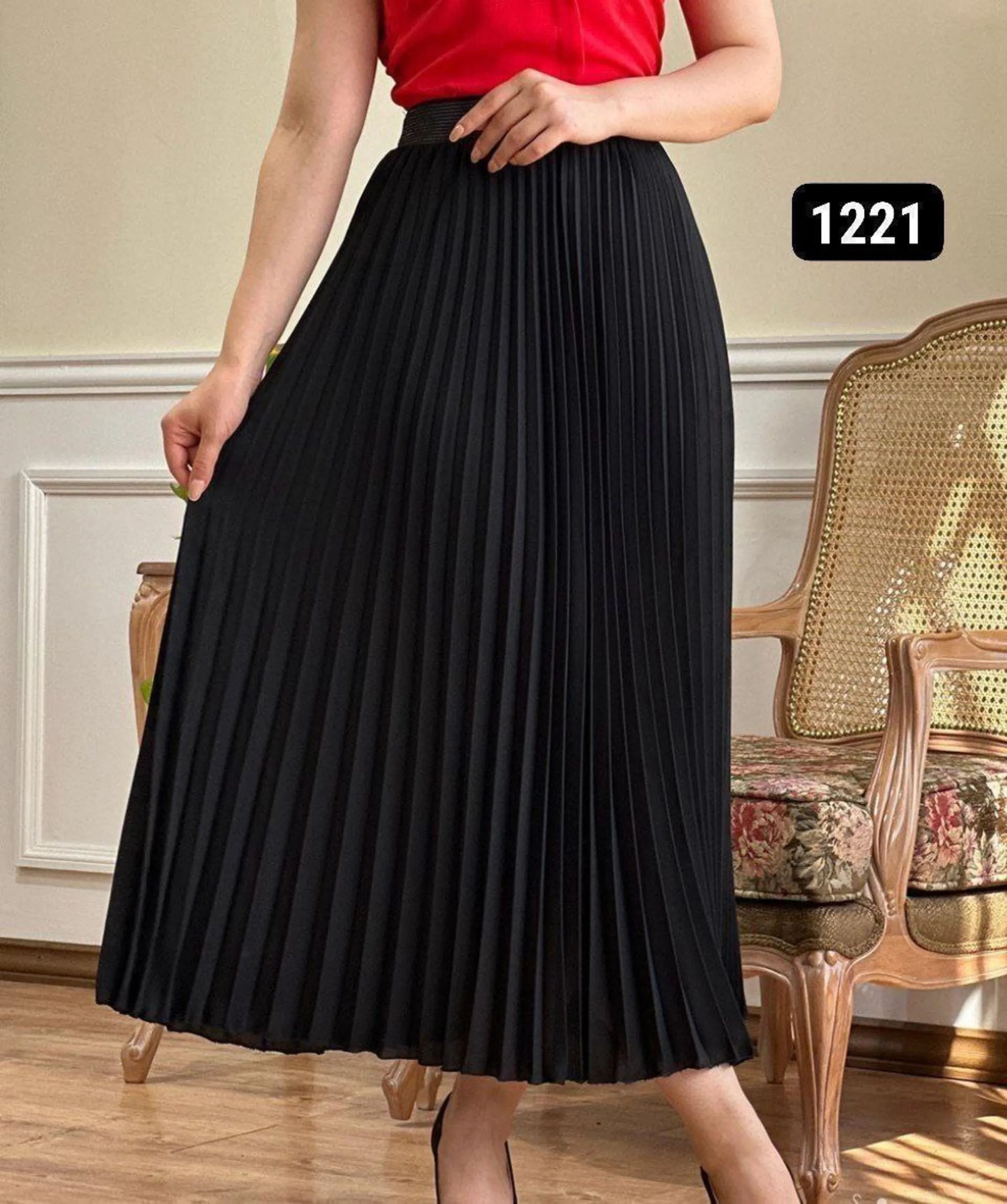 دامن پلیسه زنانه سایز بزرگ