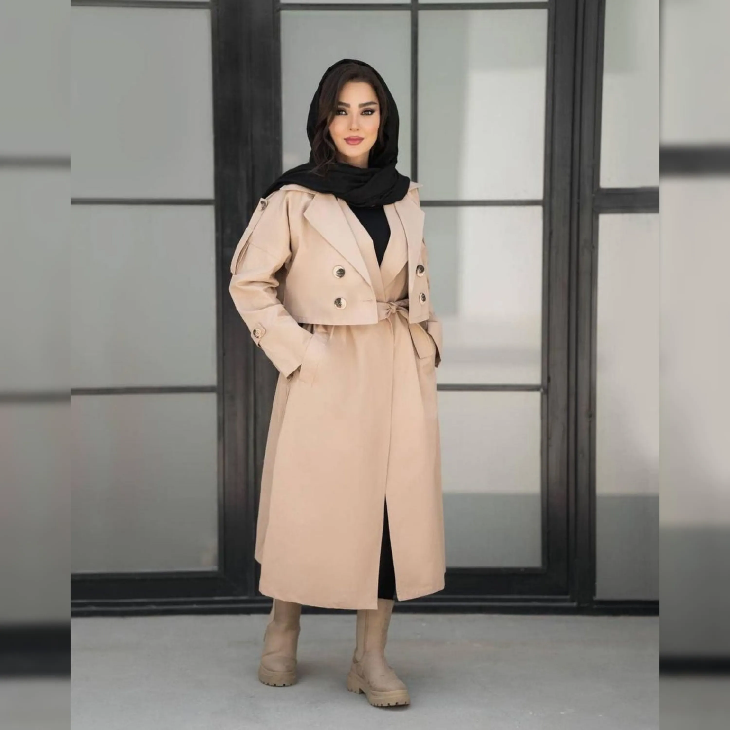 ست بارونی دو تیکه زنانه پیله