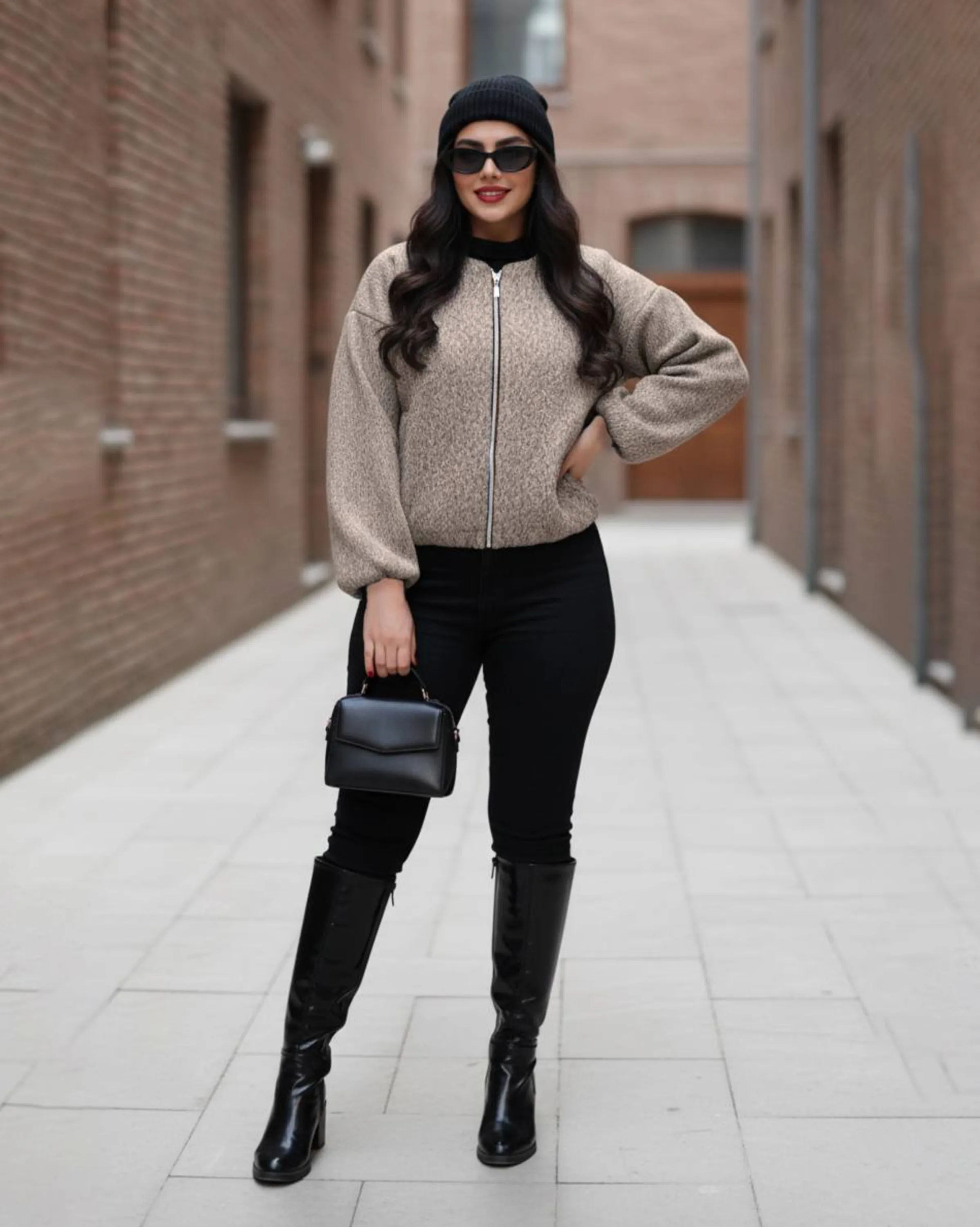 بامبر جکت خز تدی