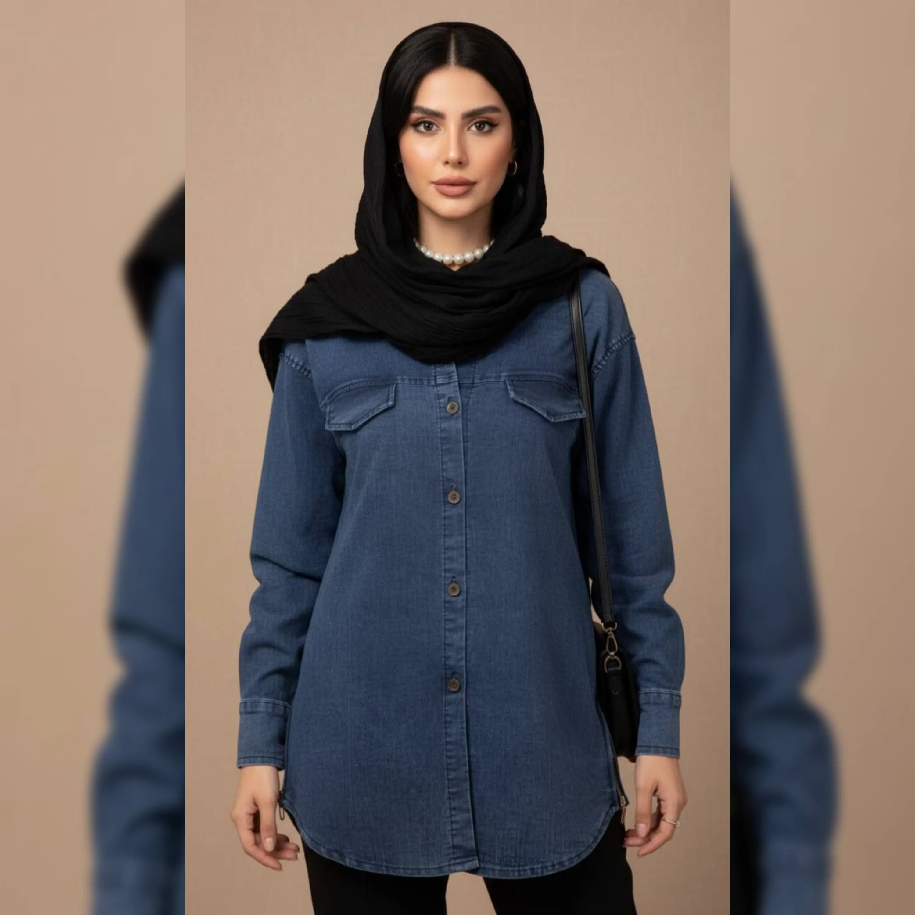 مانتو نیل طرح جین