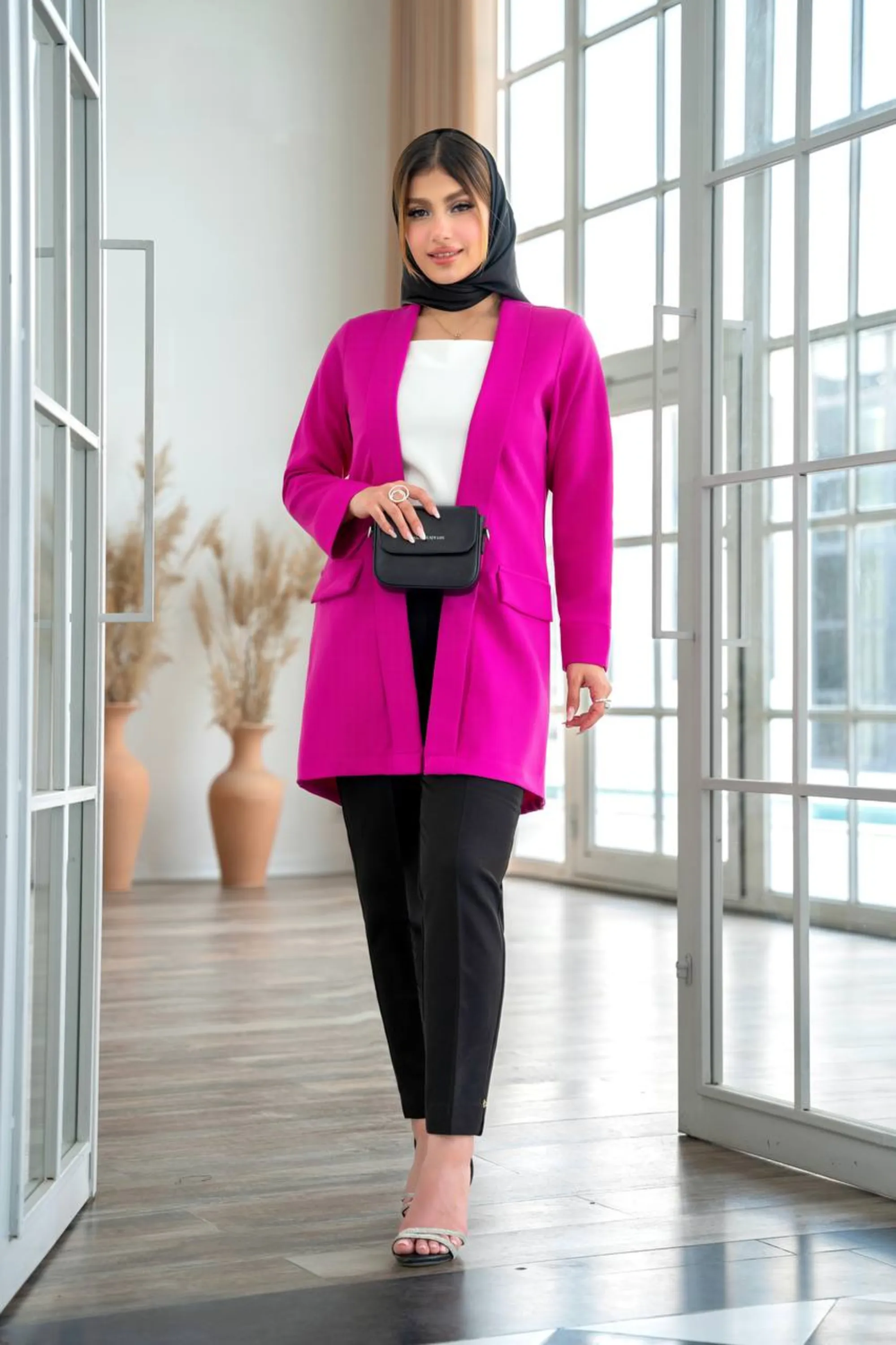 کت مازراتی جلوباز بدون دکمه