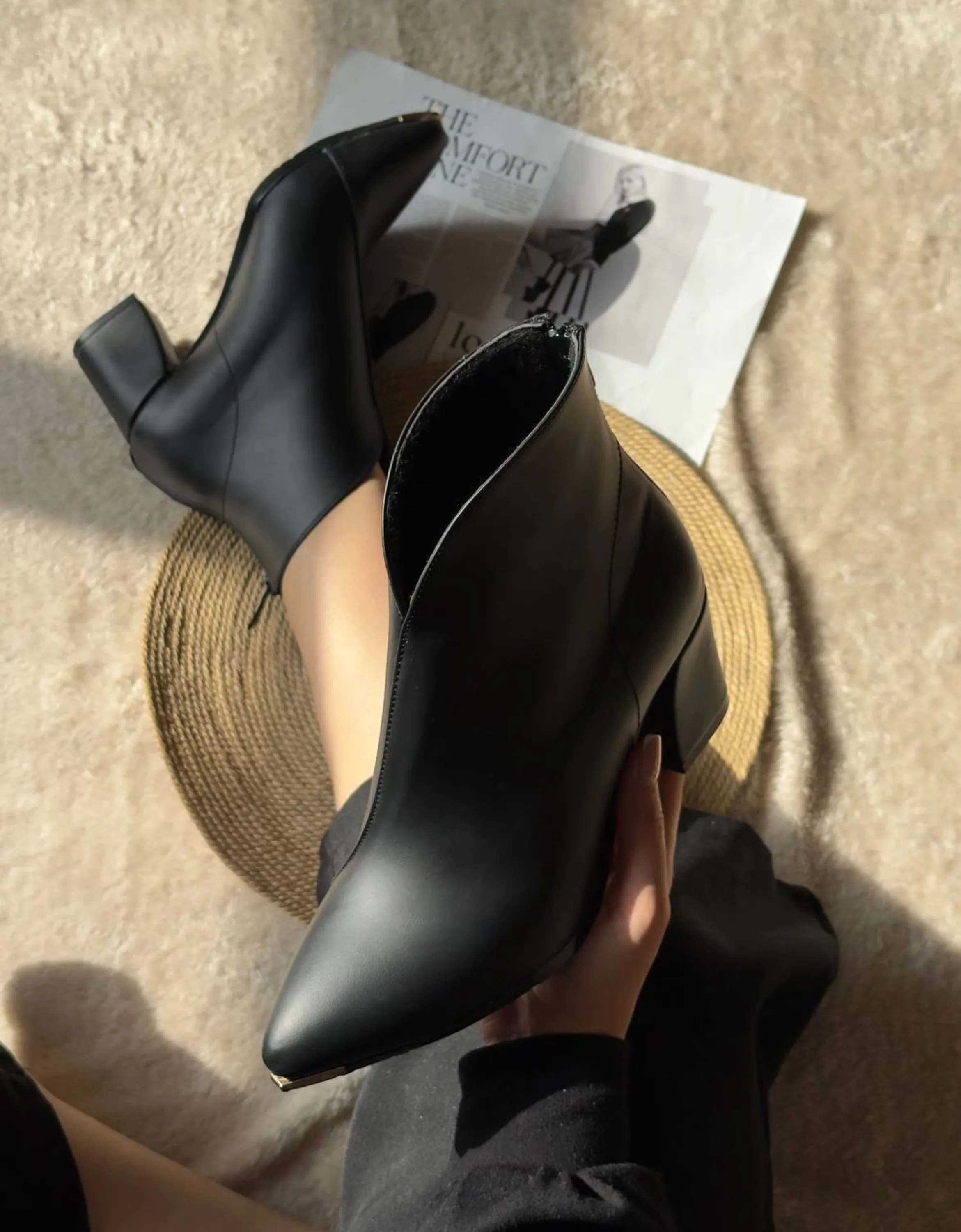 بوت زنانه پاشنه 5 سانت