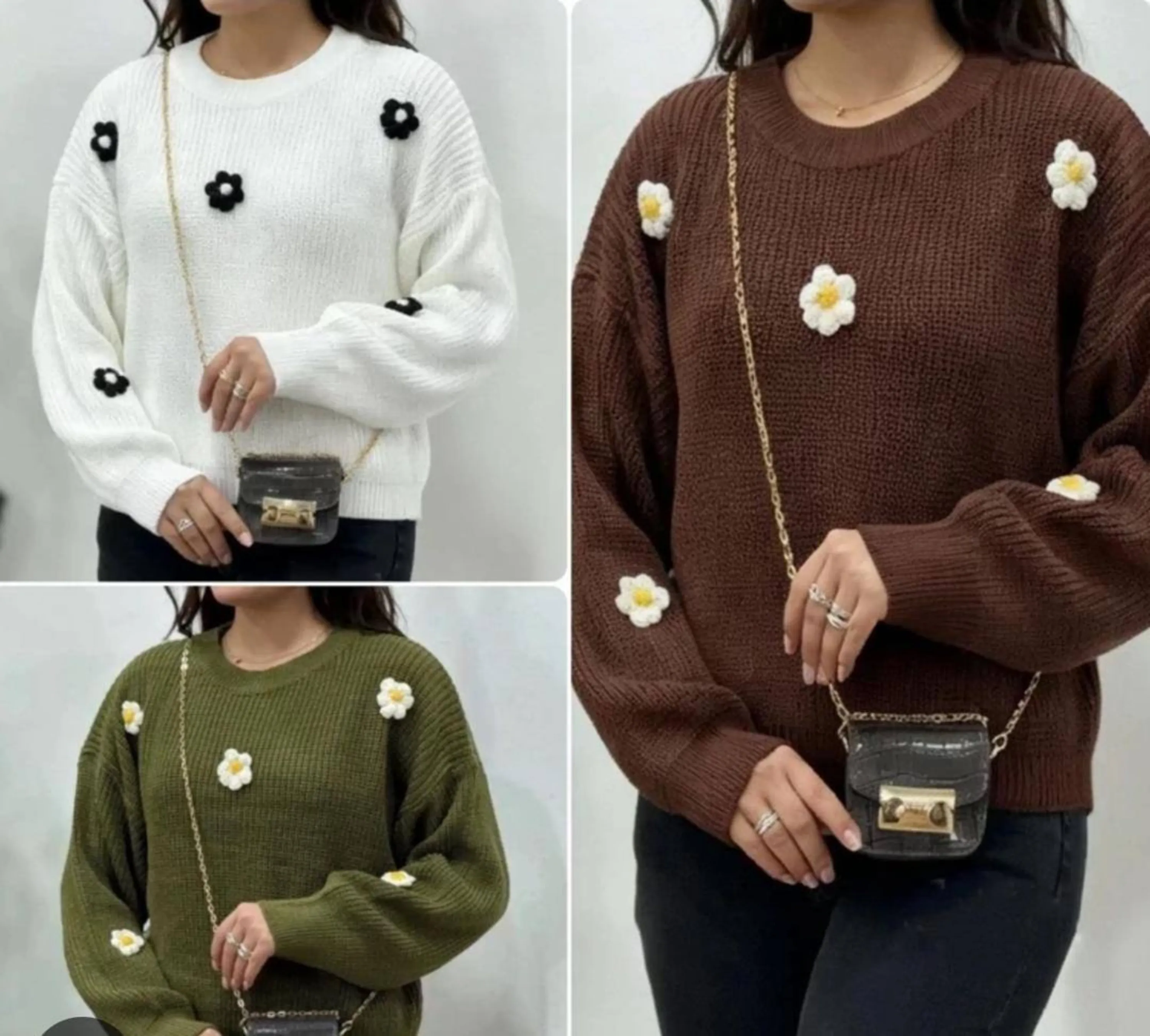 بلوز بافت گلدار آلاله