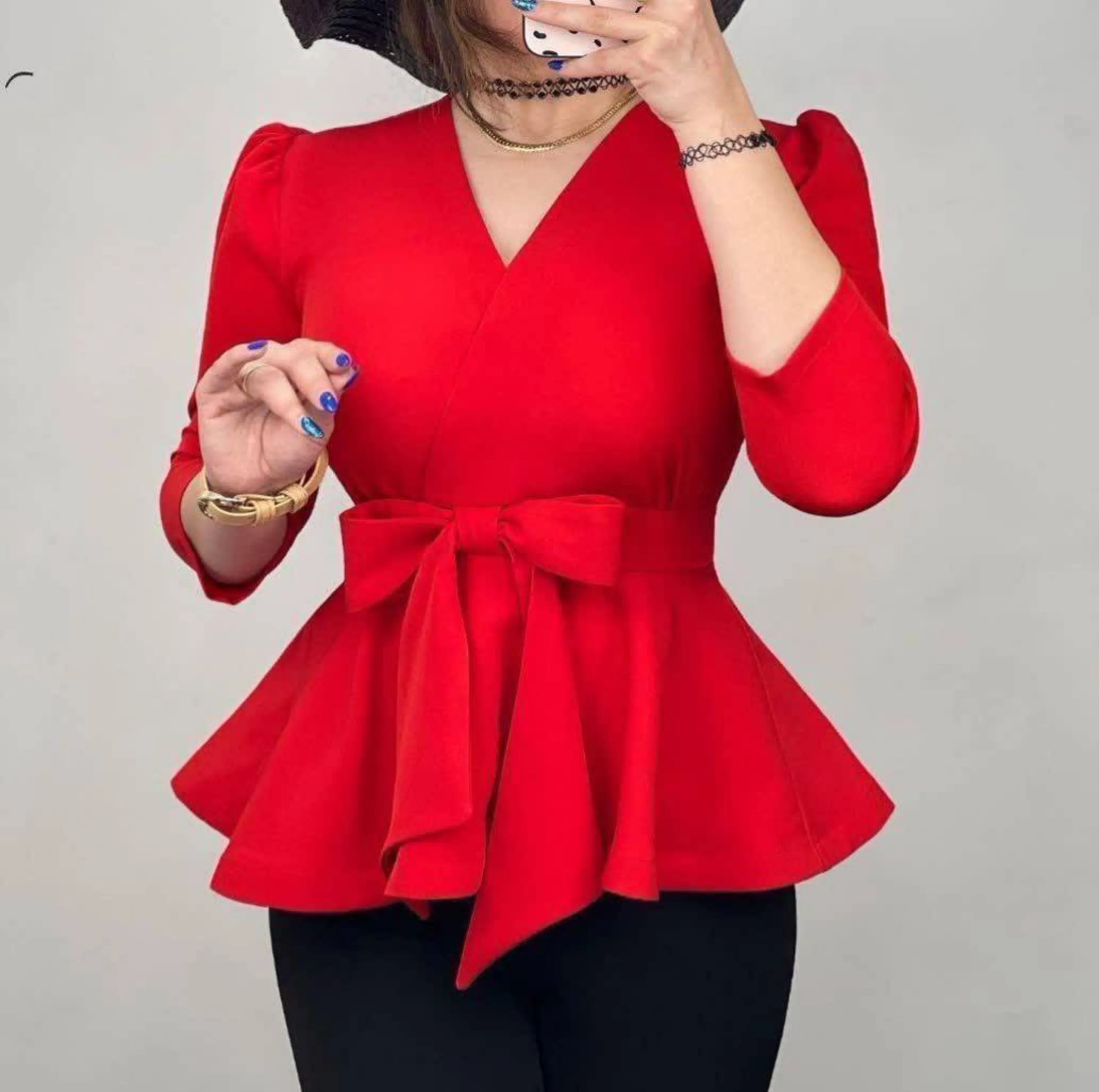 شومیز پاپیونی