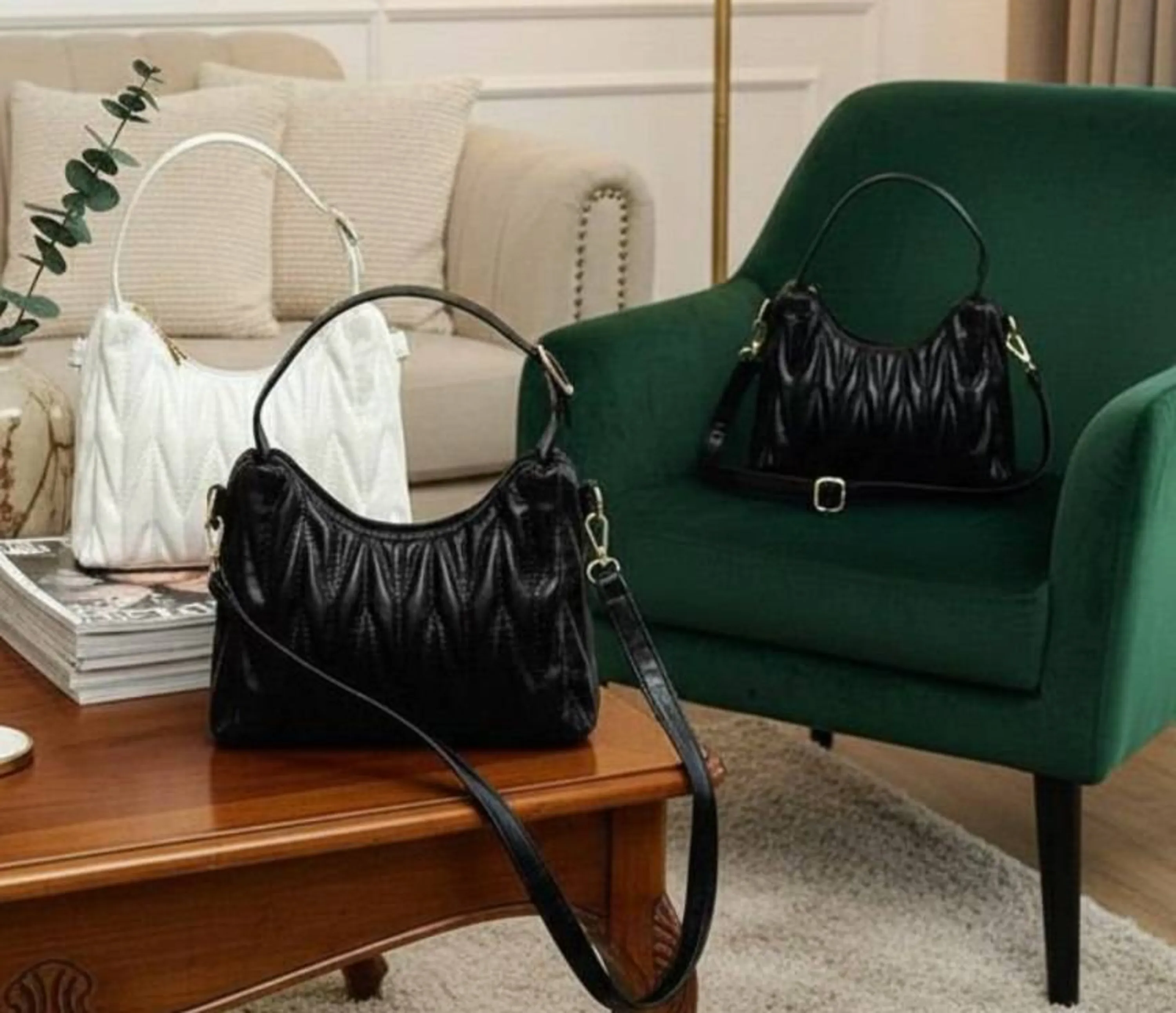 کیف گلدوزی لوزی