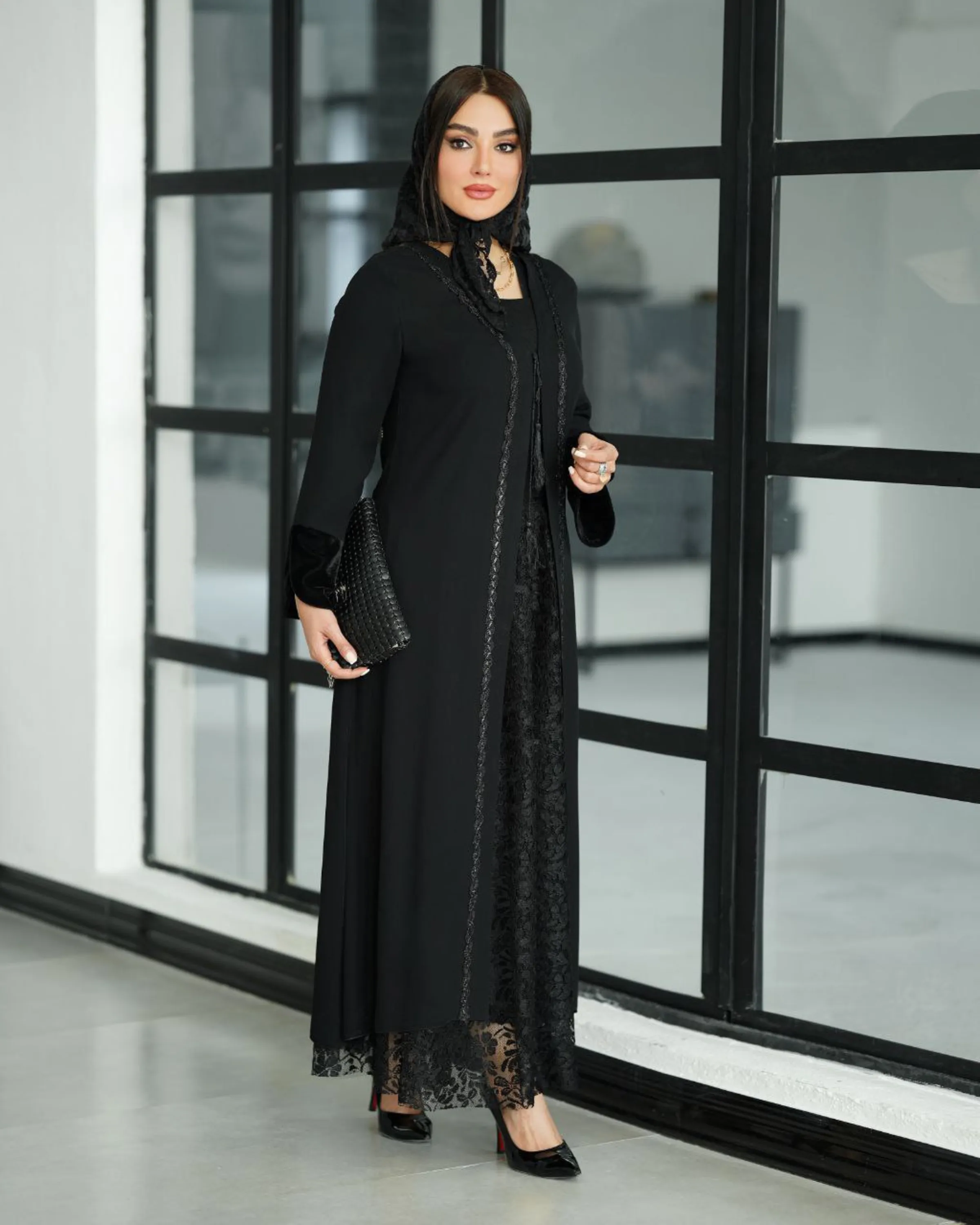 ست مانتو و دامن مجلسی ساغر