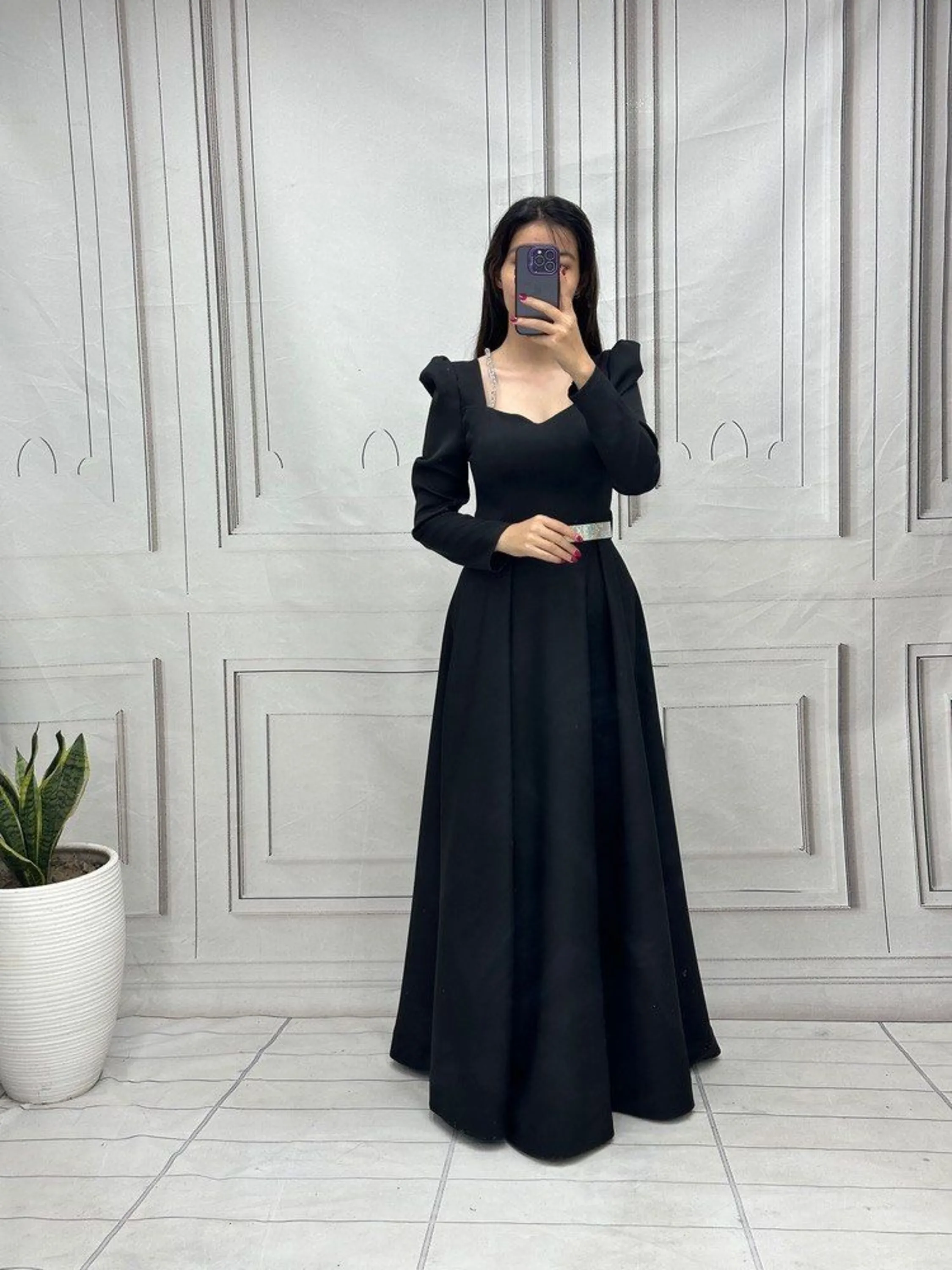 پیراهن مجلسی سیمین