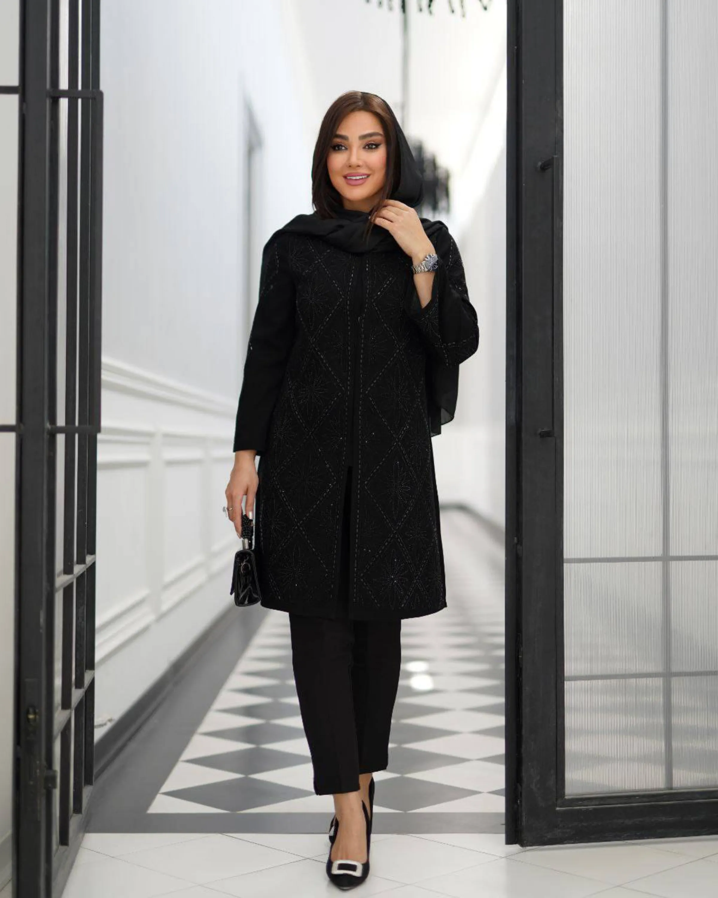 مانتو آینه کاری سولین