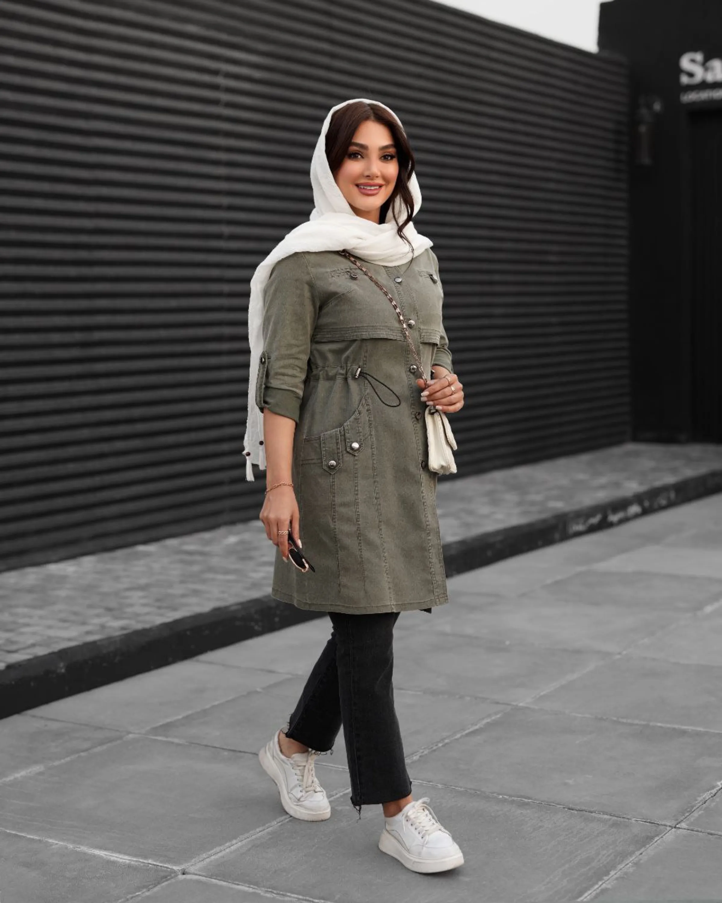 مانتو کتان شیدا