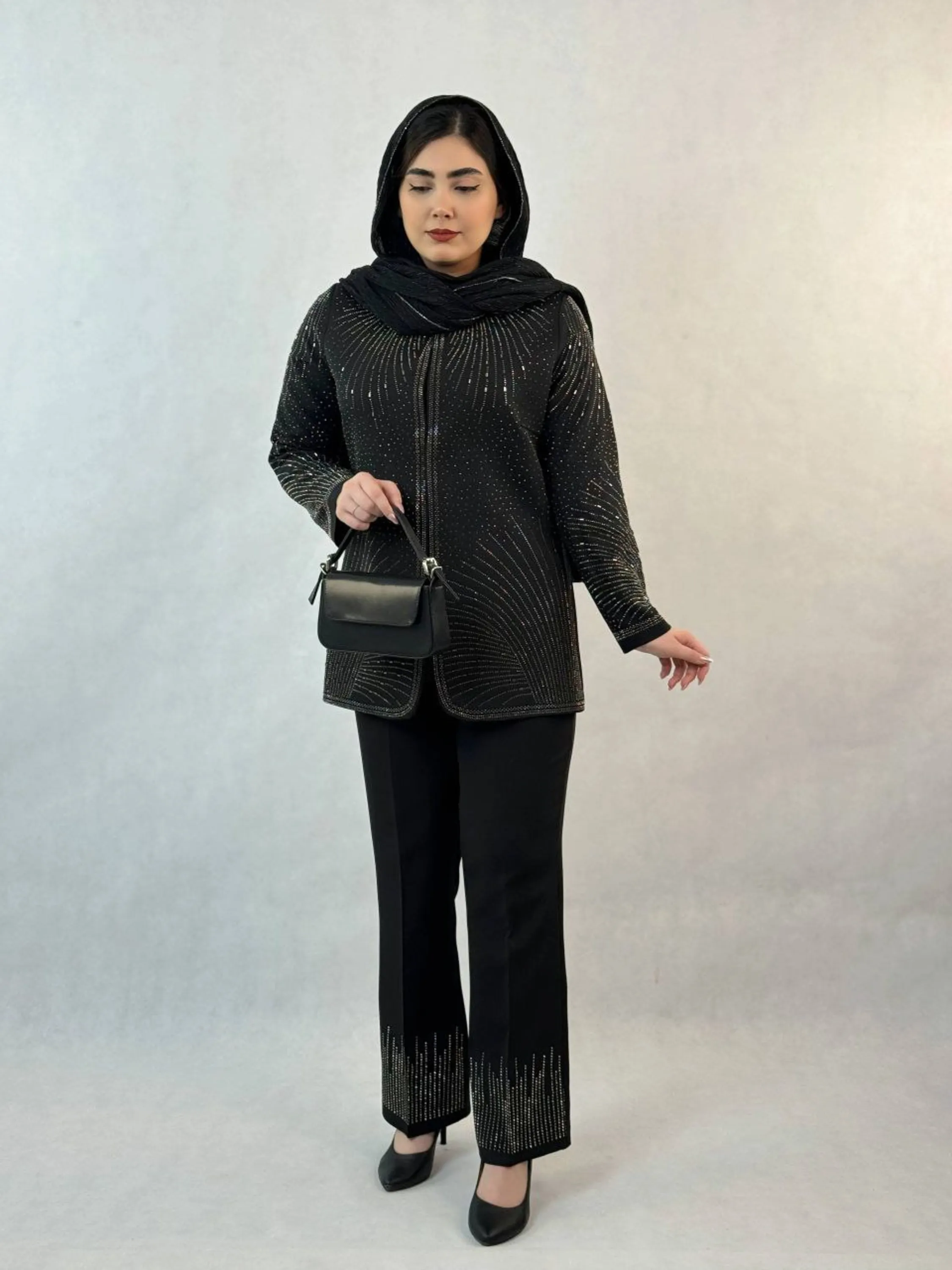 کت شلوار فول نگین