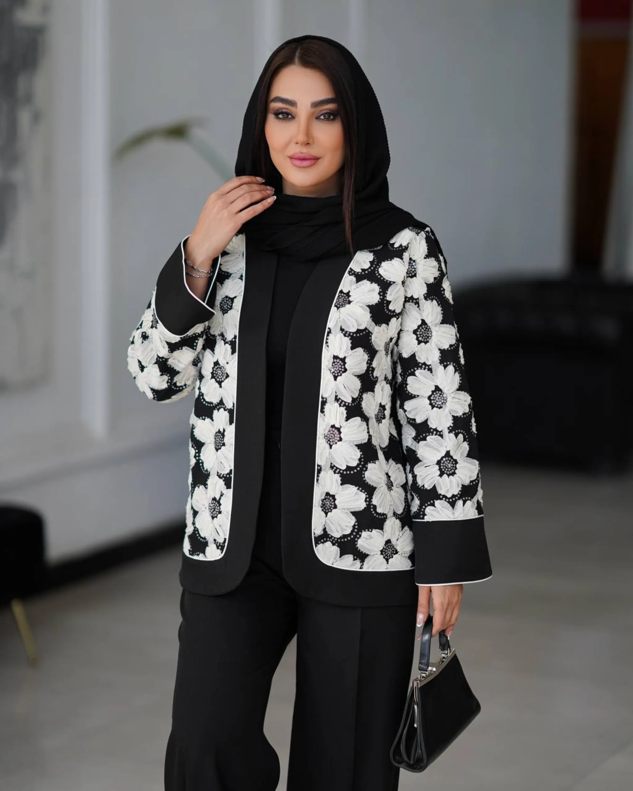 کت و شلوار مزونی ربان دوزی