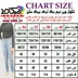 شلوار جین نیم بگ سایز بزرگ