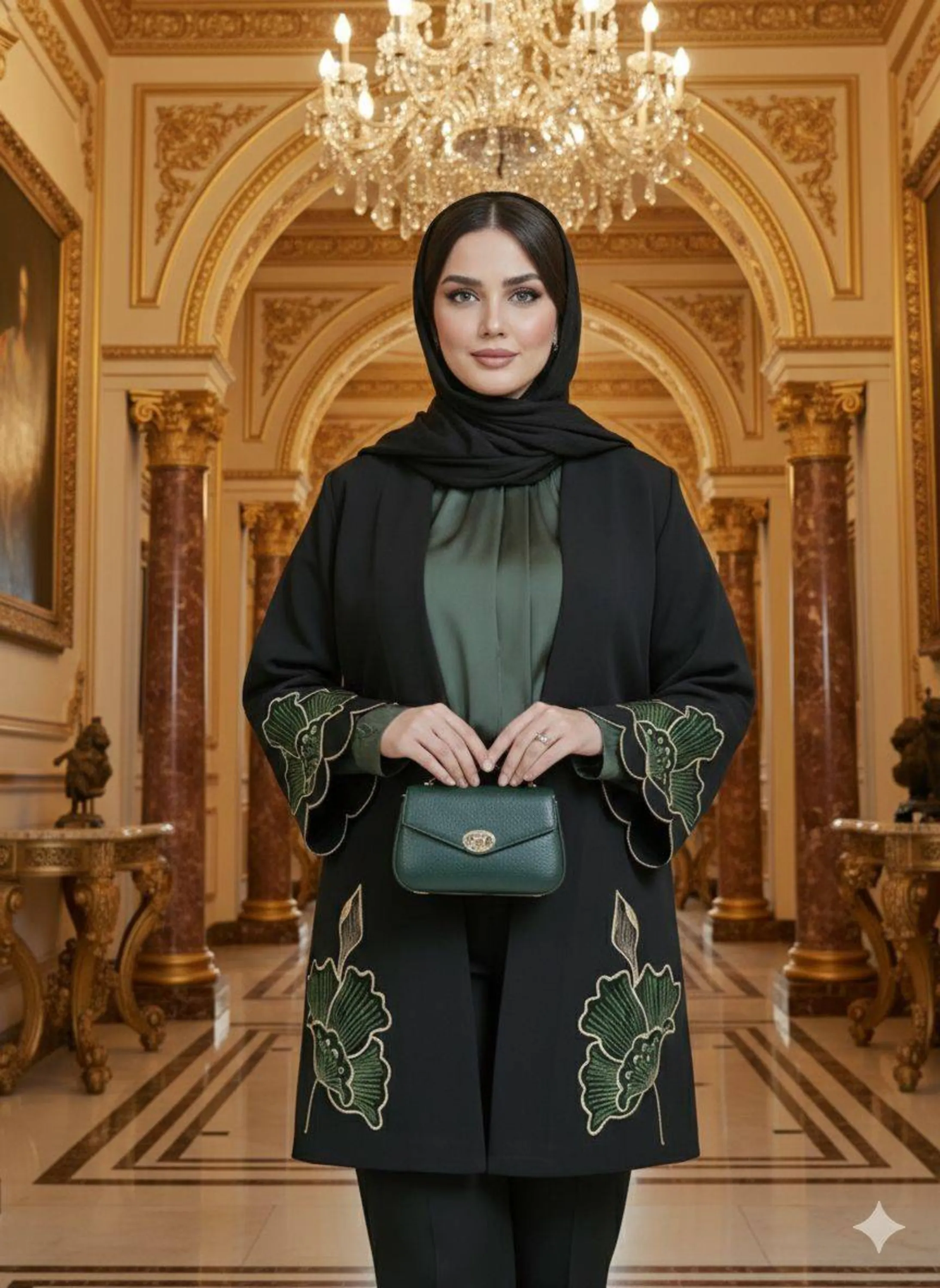 مانتو سایز بزرگ آلند