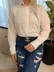 شومیز سفید برفک